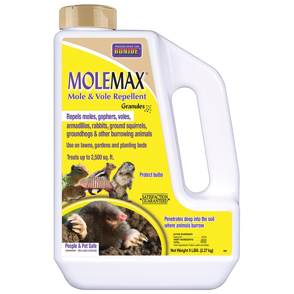 Bonide 5# MoleMax Repellent — priced per each; minimum 4; multiples of 4