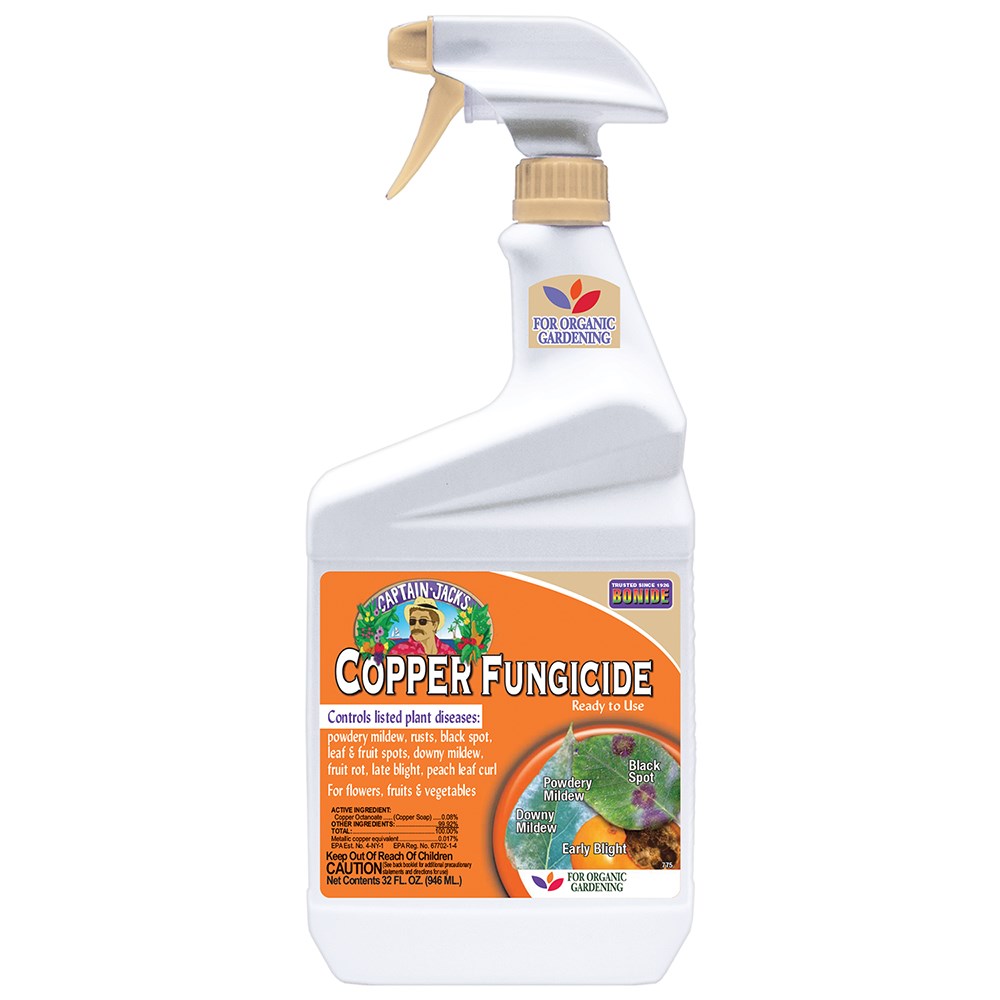 Captain Jacks Qt Copper Fungicide RTU — priced per each; minimum 6; multiples of 6