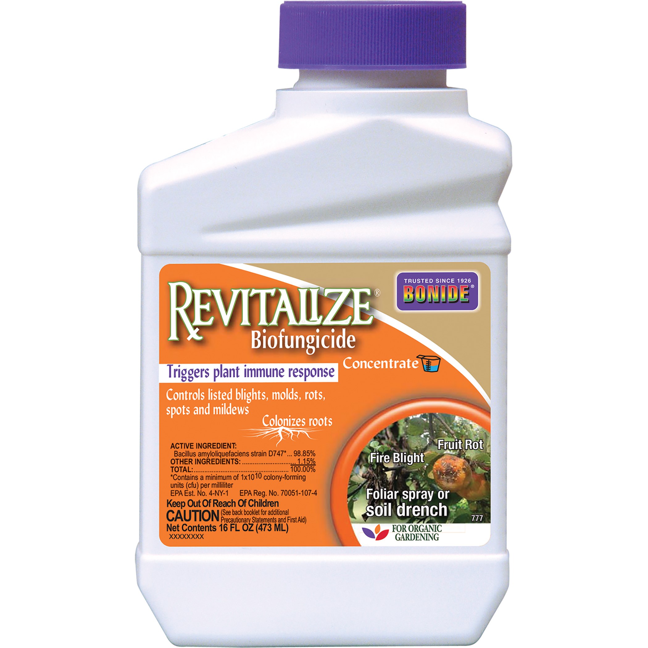 Bonide 16oz Revitalize Bio Fungicide Conc — priced per each; minimum 12; multiples of 12