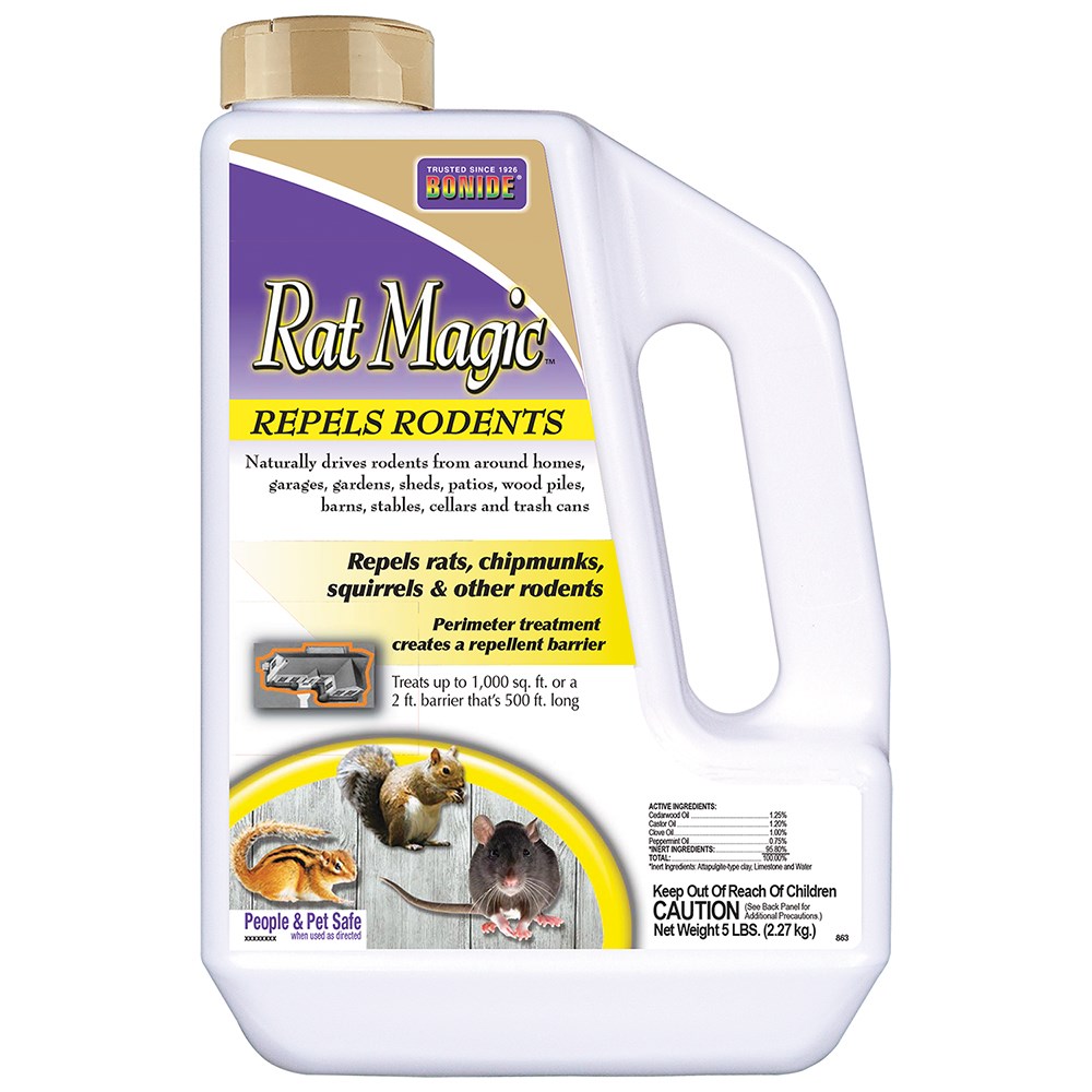Bonide 5# Rat Magic Repellent — priced per each; minimum 4; multiples of 4