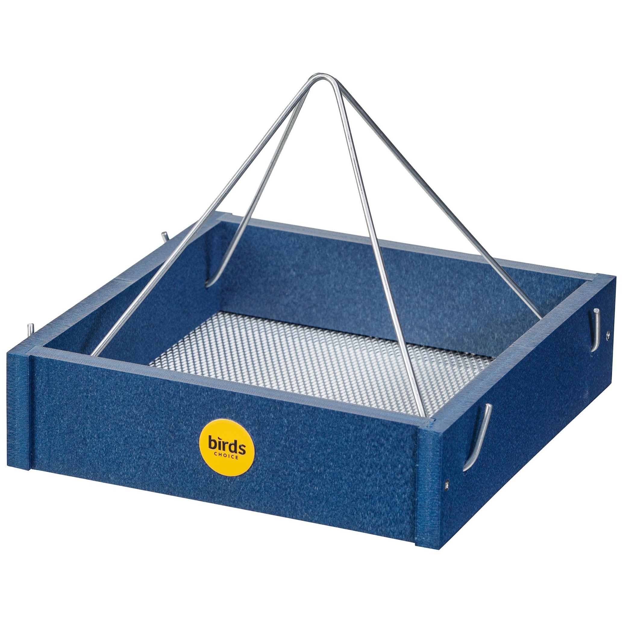 Birds Choice Hanging Tray Recycled Plastic Navy Peony — priced per each; minimum 4; multiples of 4