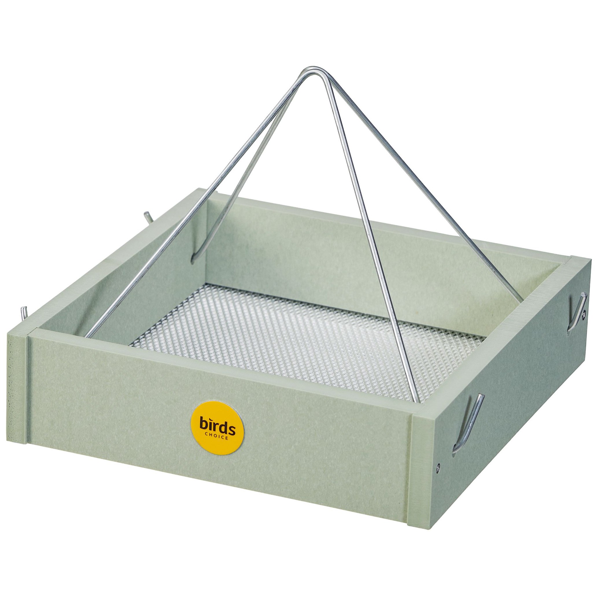 Birds Choice Hanging Tray Recycled Plastic Sage Green — priced per each; minimum 4; multiples of 4