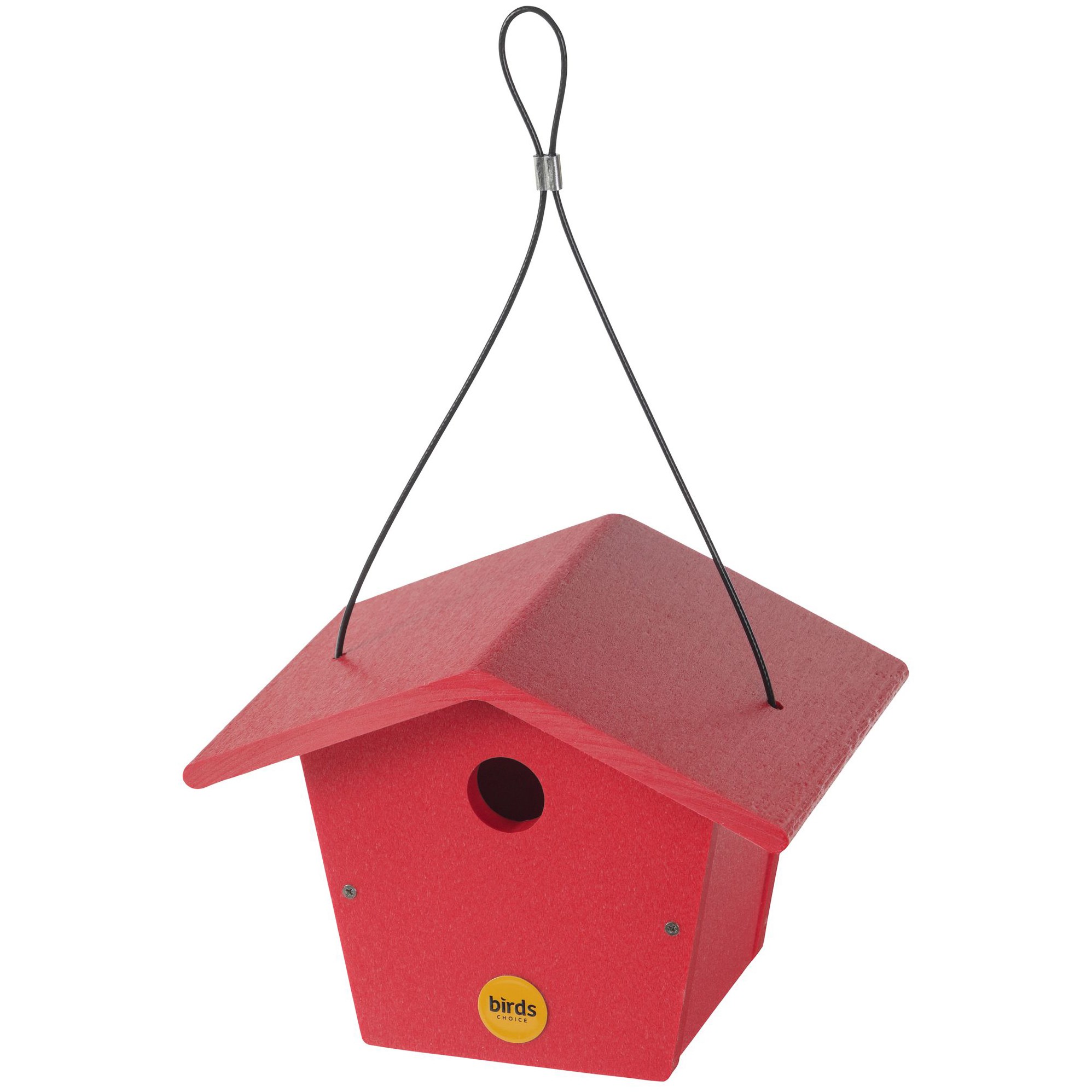 Birds Choice Bird House Recycled Plastic Red — priced per each; minimum 2; multiples of 2
