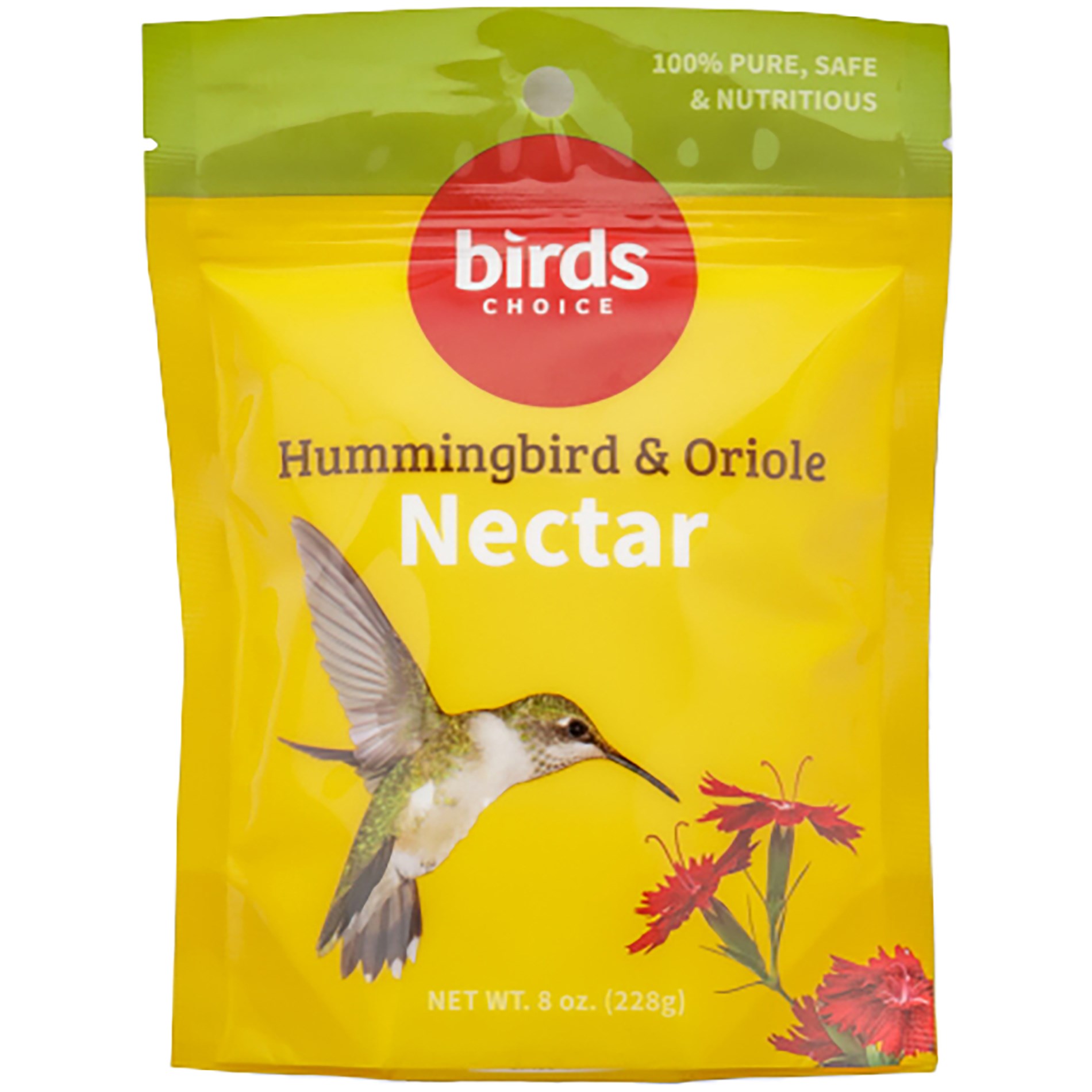 Birds Choice 8oz Hummingbird & Oriole Nectar Resealable Pouch