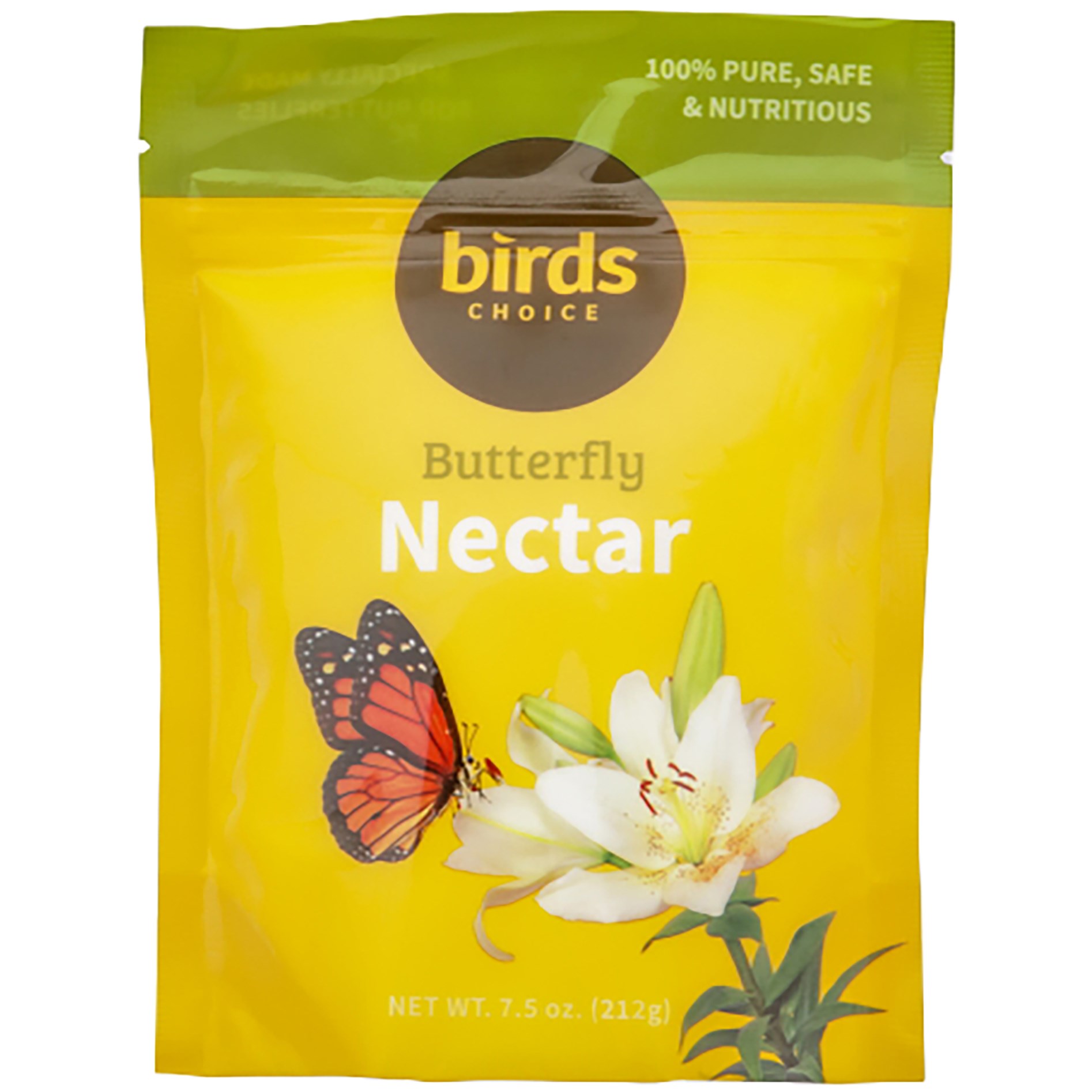 Birds Choice 7.5oz Butterfly Nectar Resealable Pouch — priced per each; minimum 12; multiples of 12