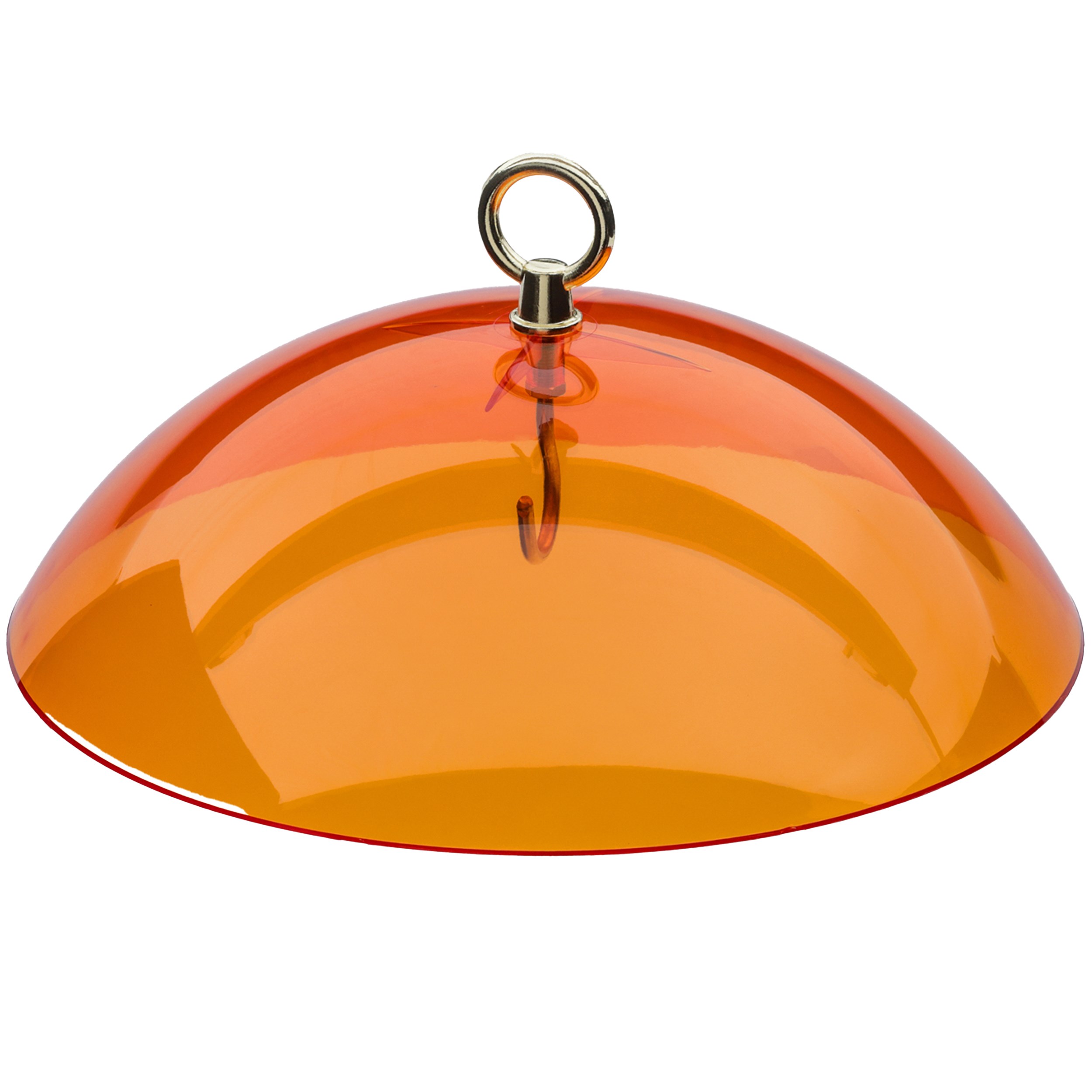 Birds Choice 10" Acrylic Protective Dome Feeder Cover Orange — priced per each; minimum 12; multiples of 12