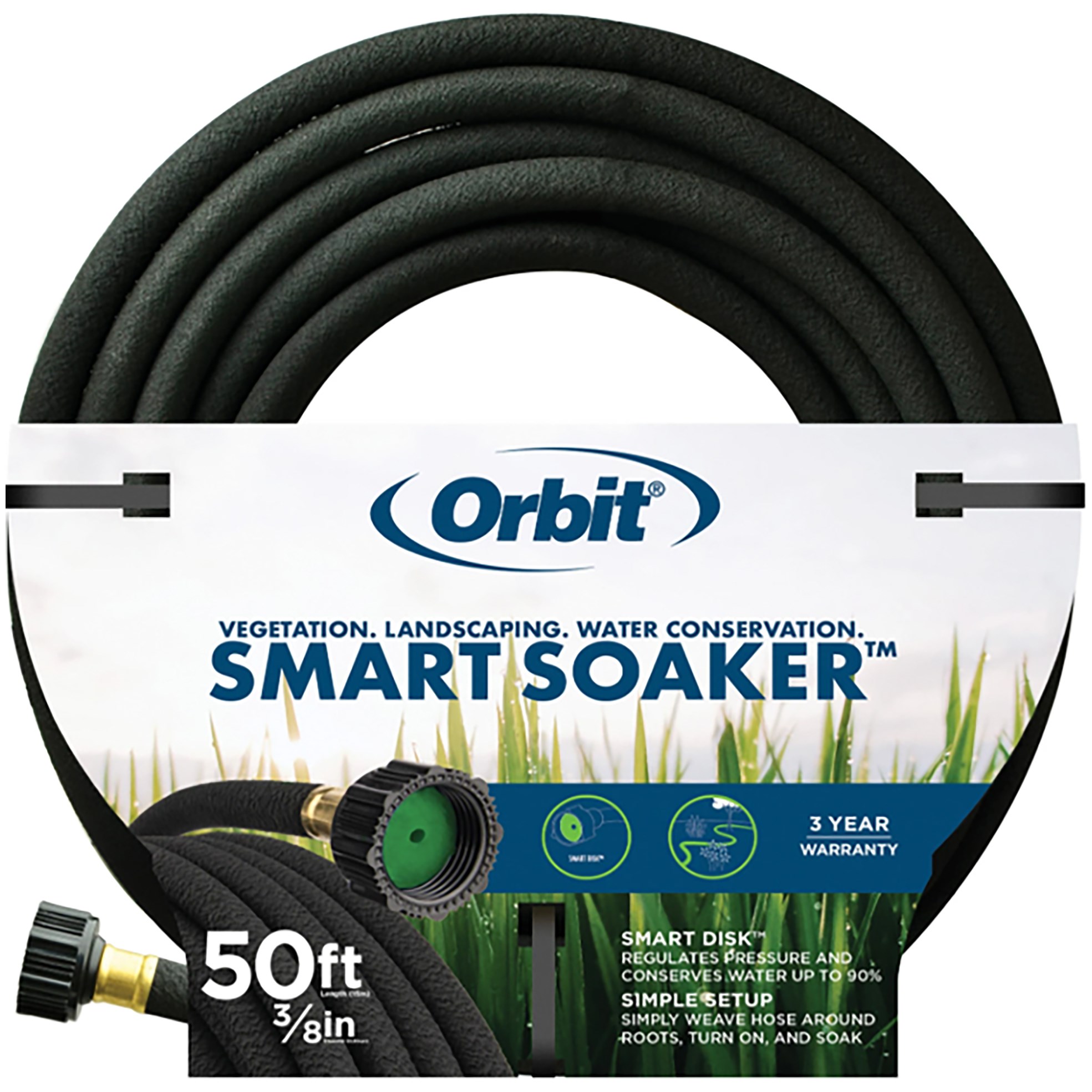 Orbit 3/8"x50' Soaker Hose — priced per each; minimum 6; multiples of 6