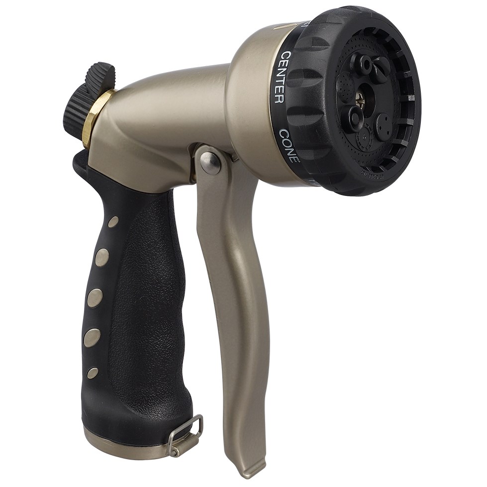 Orbit 7 Pattern Zinc Front Trigger Nozzle Titanium — priced per each; minimum 6; multiples of 6