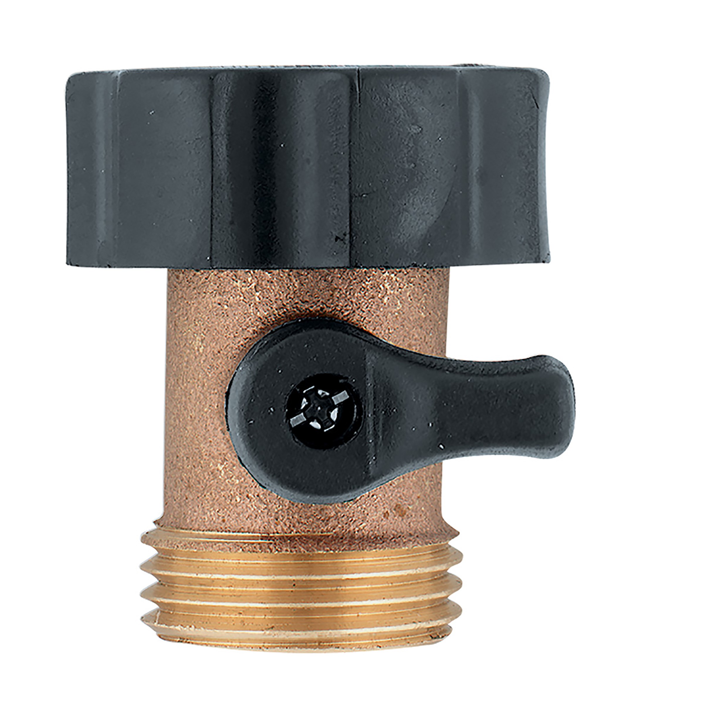 Orbit Brass Shut-Off Coupling — priced per each; minimum 12; multiples of 12