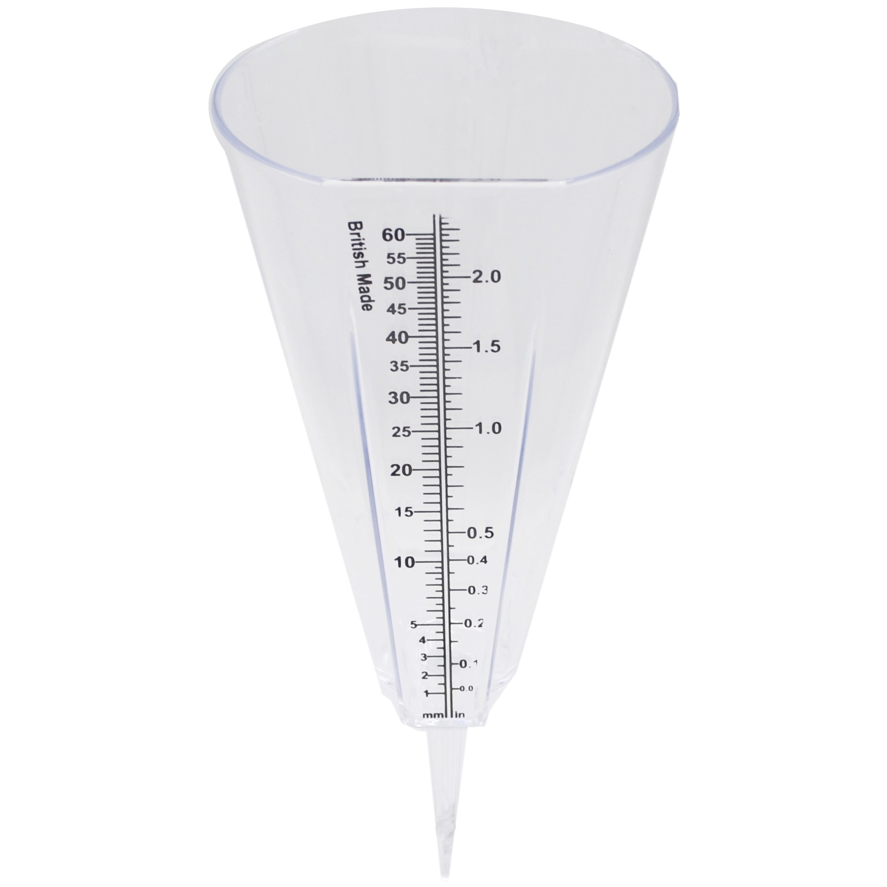 Bosmere Rain Gauge — priced per each; minimum 10; multiples of 10