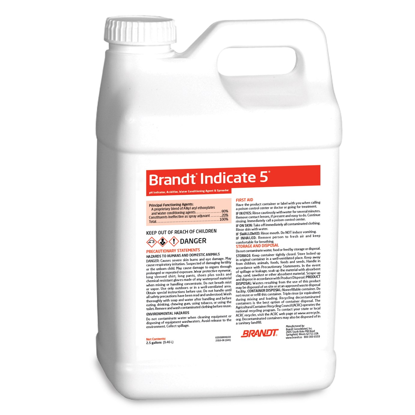 Brandt Indicate 5 2.5Gl HAZ — Single Unit