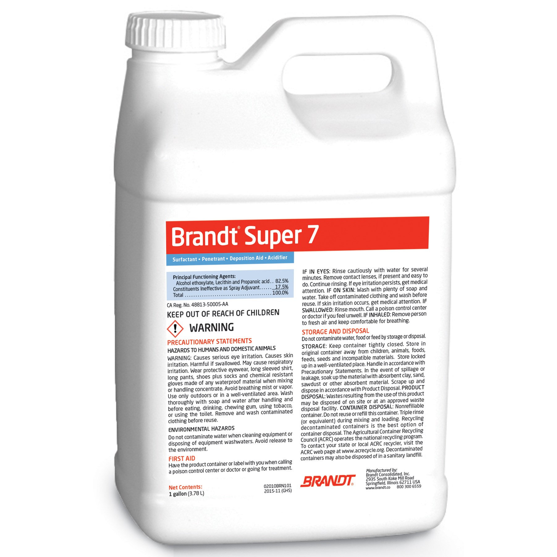 Brandt Super 7 1 Gl — Single Unit