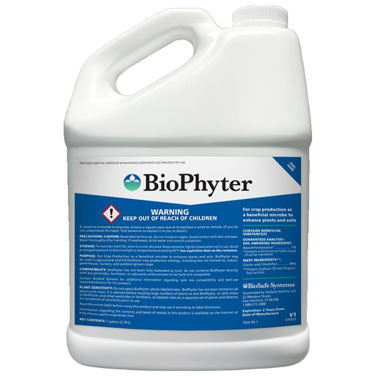 BioSafe BioPhyter 1Gl ( Beauveria bassiana ) — Single Unit