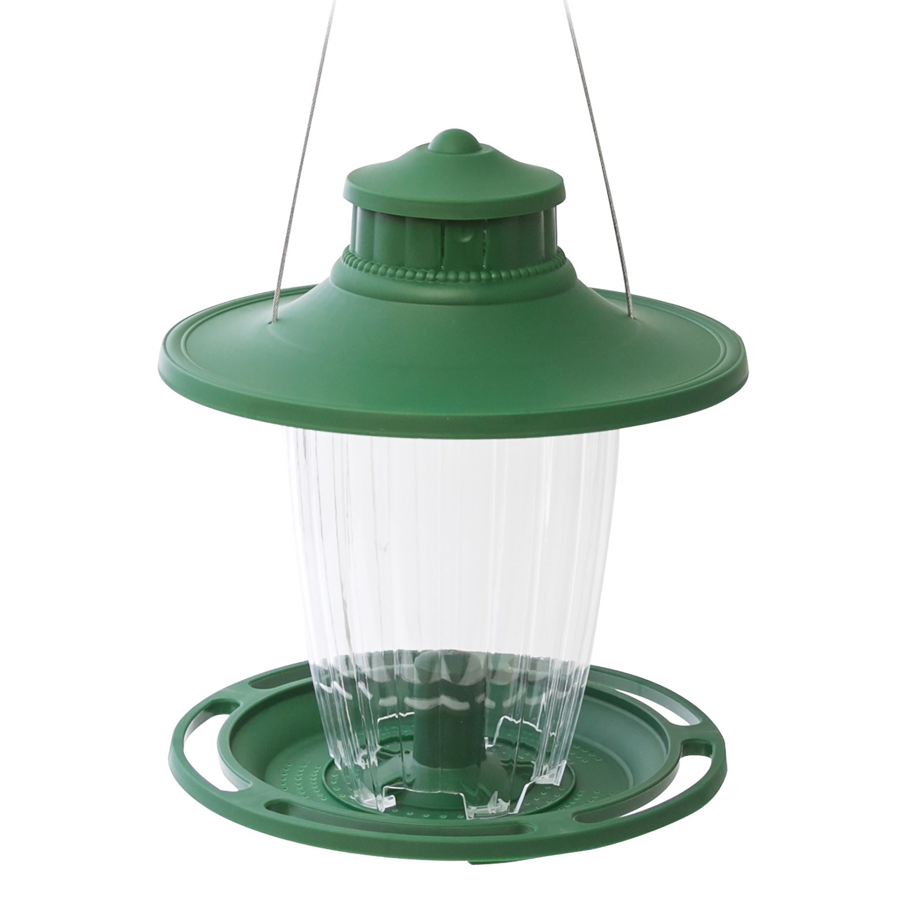 Classic Large Lantern Plastic Hopper Feeder 3.8# Capacity — priced per each; minimum 4; multiples of 4