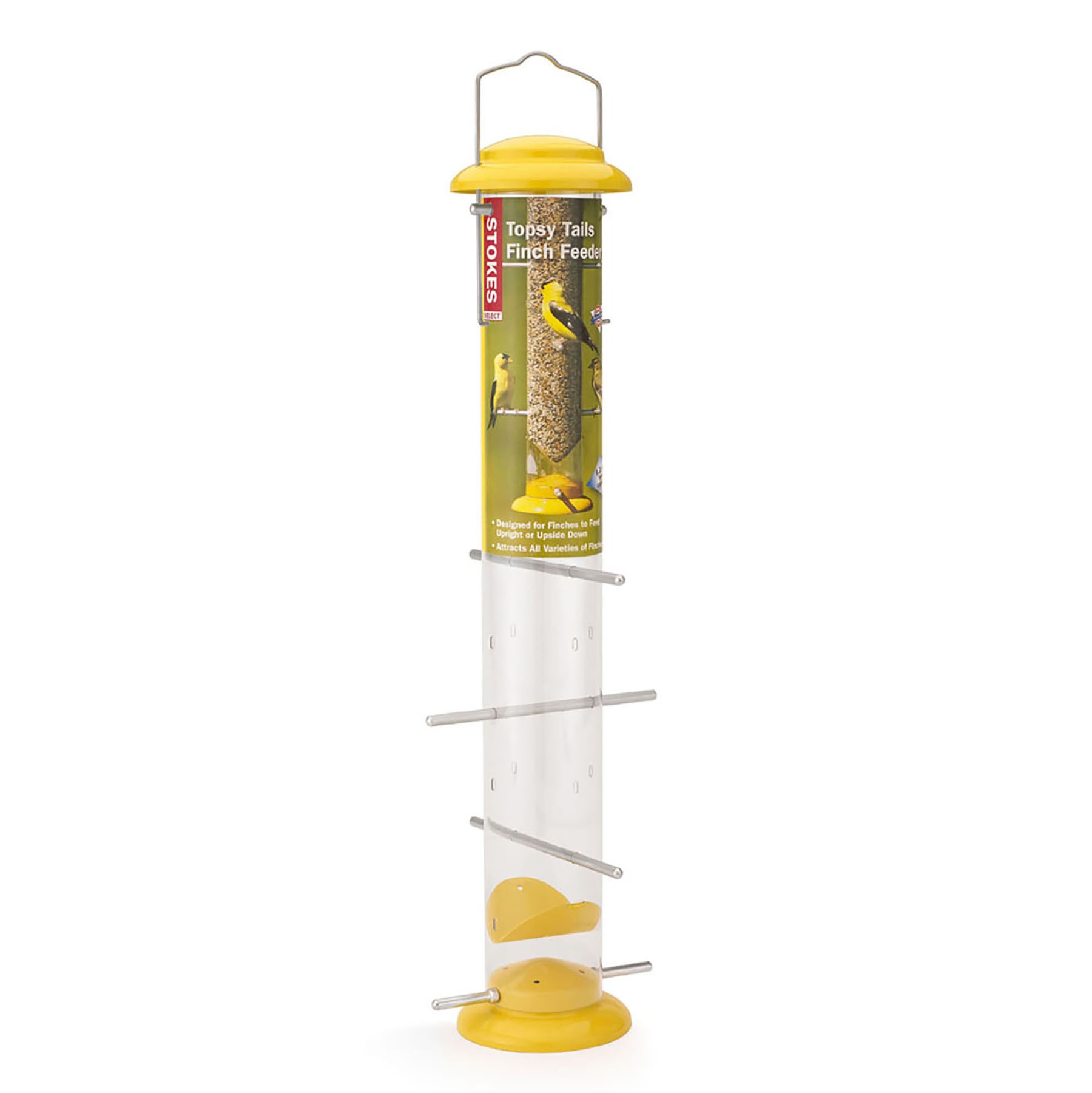Classic Topsy Tails Finch Feeder 1.4# Capacity — priced per each; minimum 4; multiples of 4
