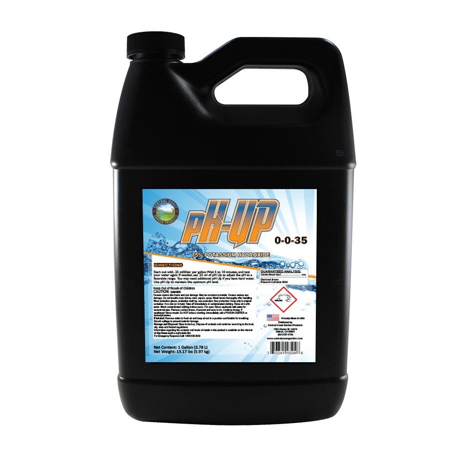 CCG 1gal pH Up — priced per each; minimum 4; multiples of 4