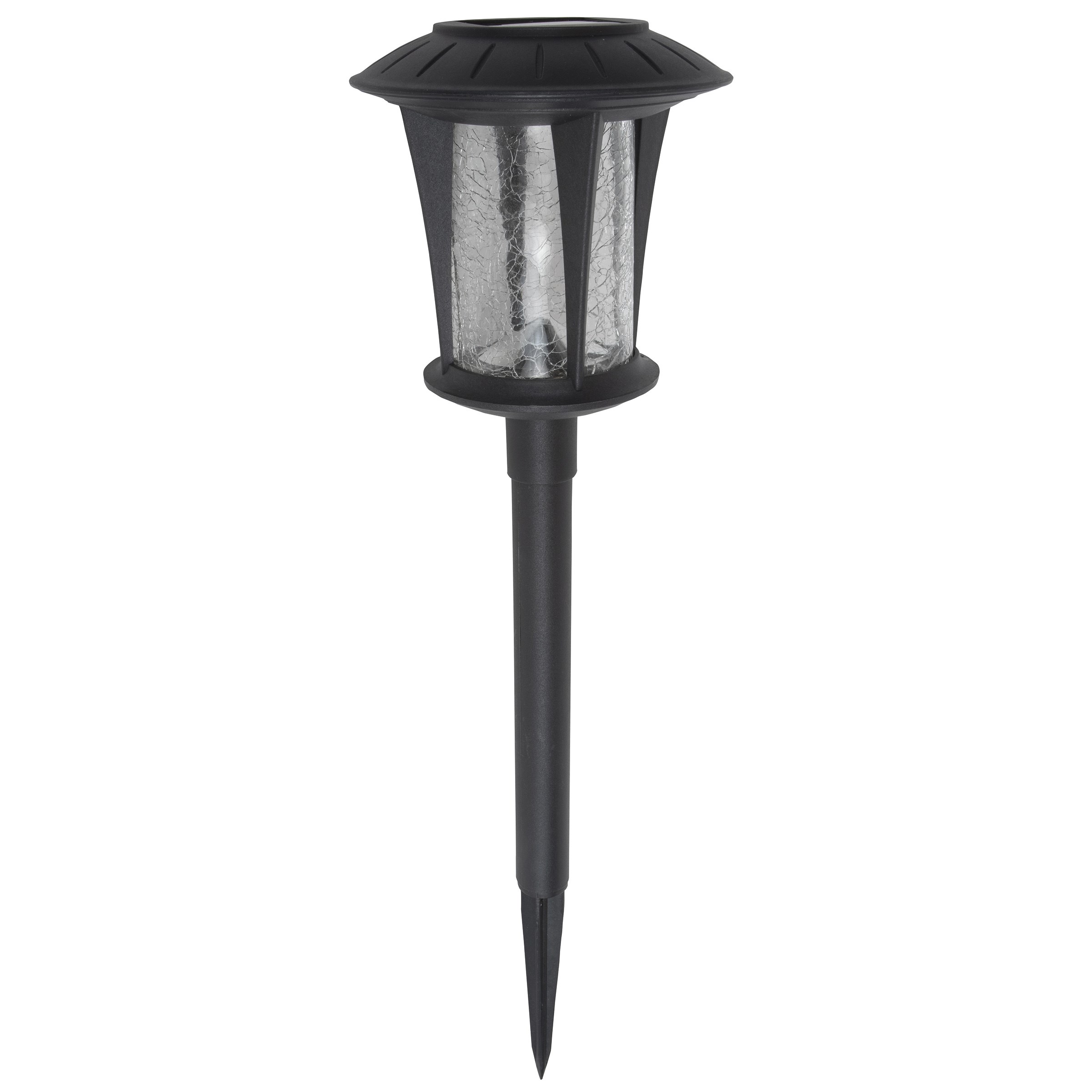 Moonrays Solar Crackle Glass Stake