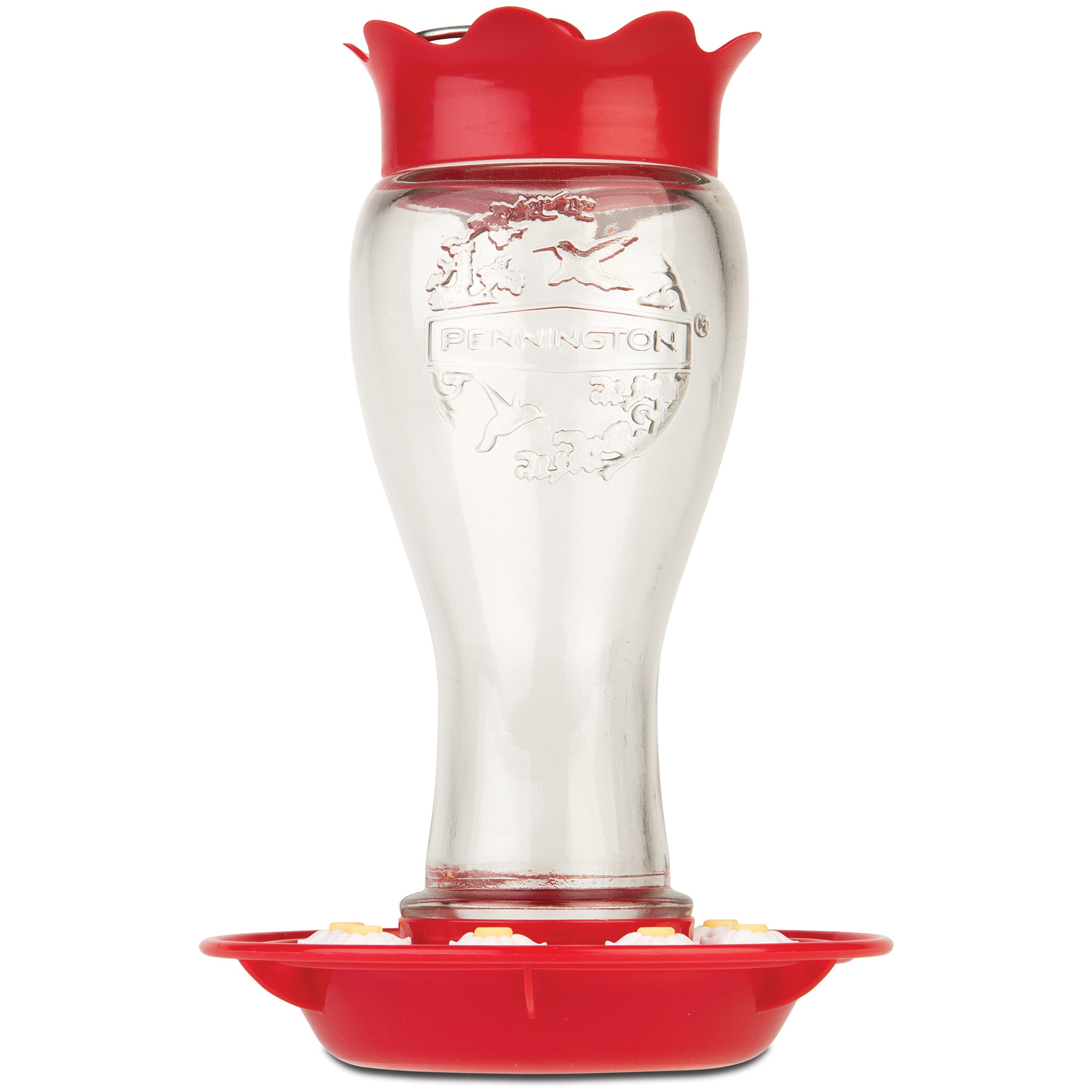 Pennington 16oz Glass Hummingbird Feeder