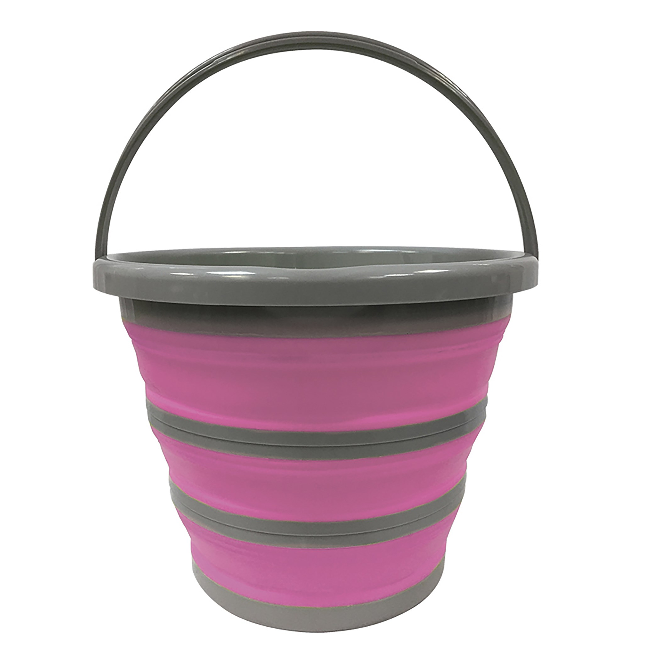 Centurion 2.5gal Bucket Collapsible Lavender & Gray — priced per each; minimum 12; multiples of 12