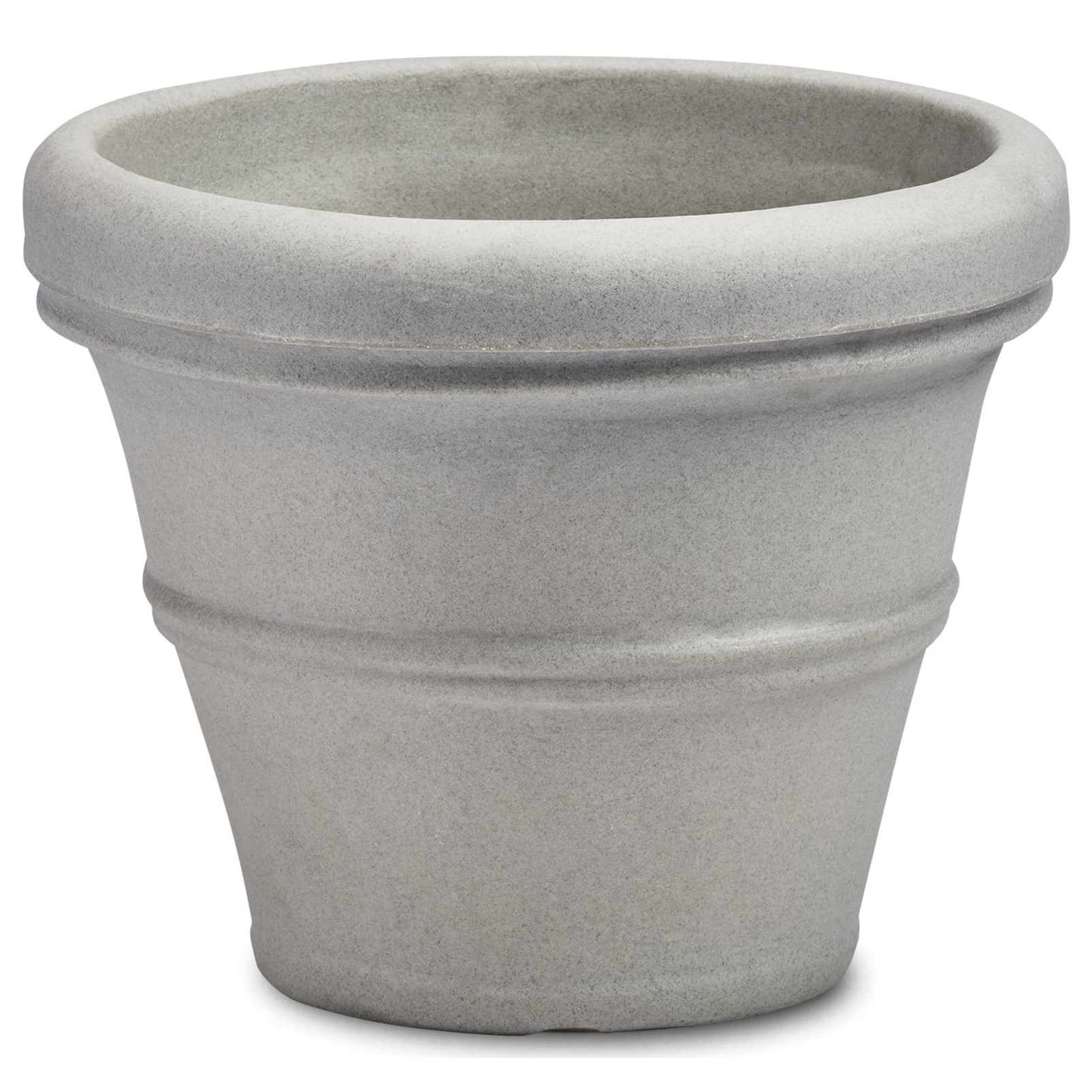 Crescent 16" Brunello Planter Weathered Concrete