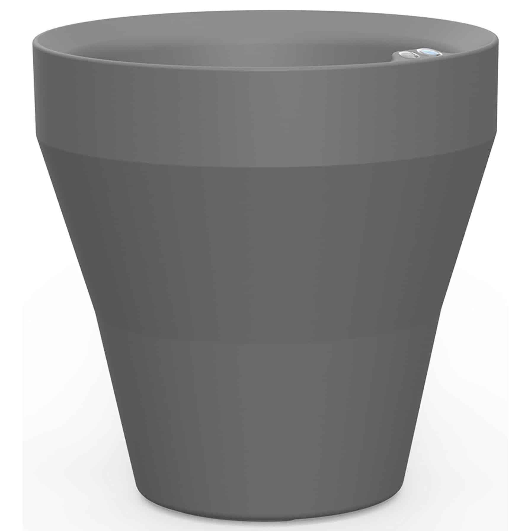 Crescent 22" Rim TruDrop Planter Slate