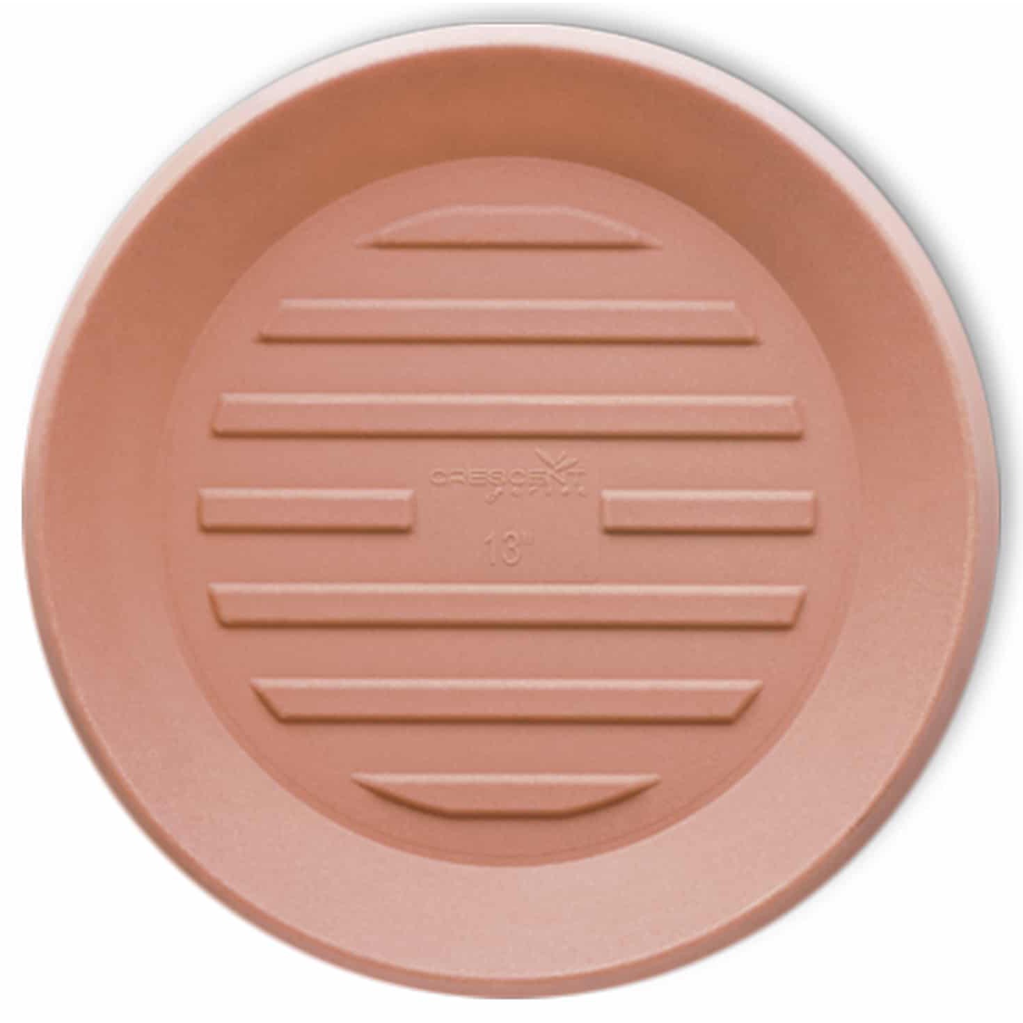 Crescent 18" Round Universal Saucer Weathered Terracotta
