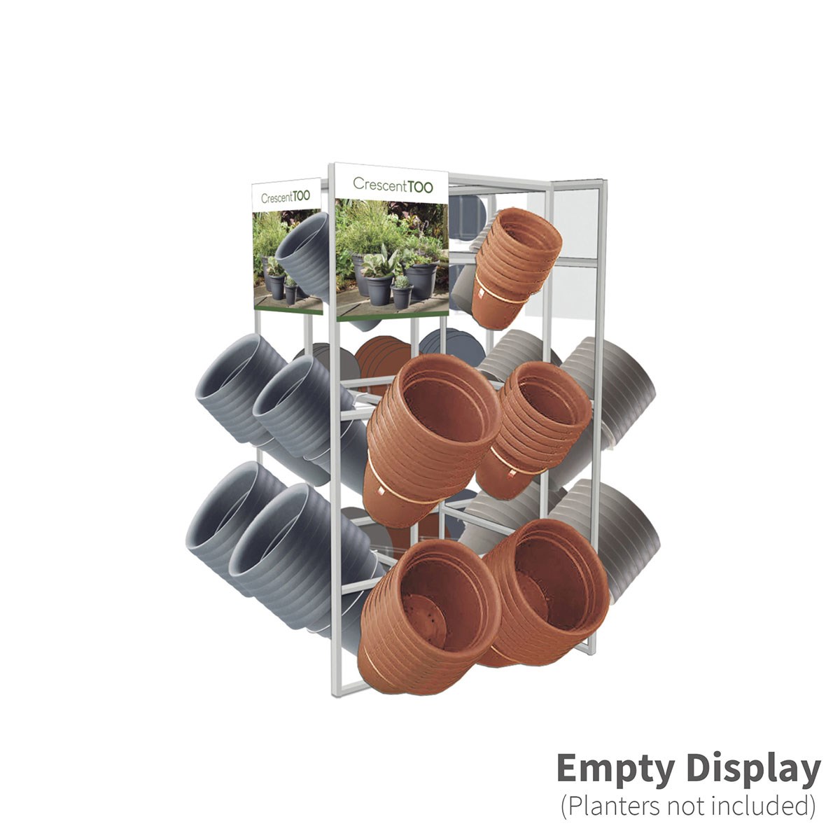 Crescent Round Emma Empty Display