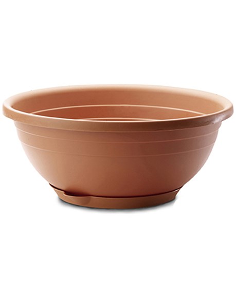 Crescent 12" Emma Hanging Bowl Terra Cotta — priced per each; minimum 12; multiples of 12