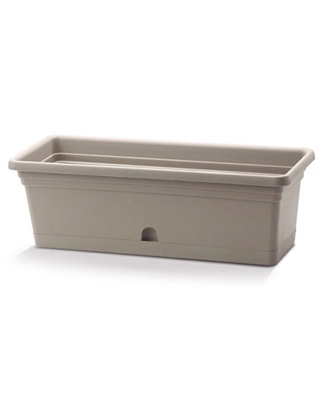 Crescent 16"x8" Emma Rectangle Planter Cappuccino — priced per each; minimum 6; multiples of 6