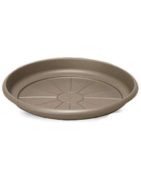Crescent 9.5" Emma Saucer Cappuccino — priced per each; minimum 12; multiples of 12