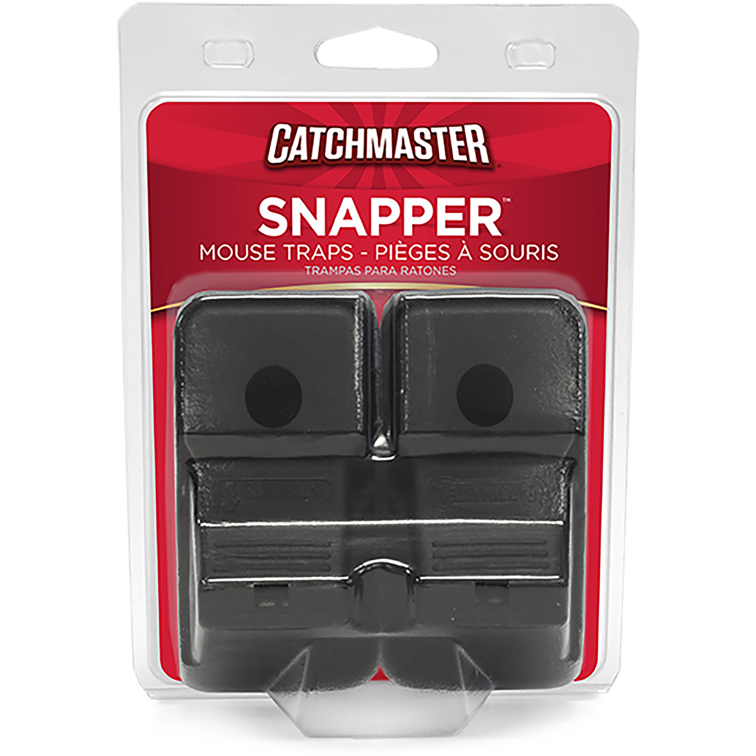 Catchmaster 2pk Snapper Mouse Trap