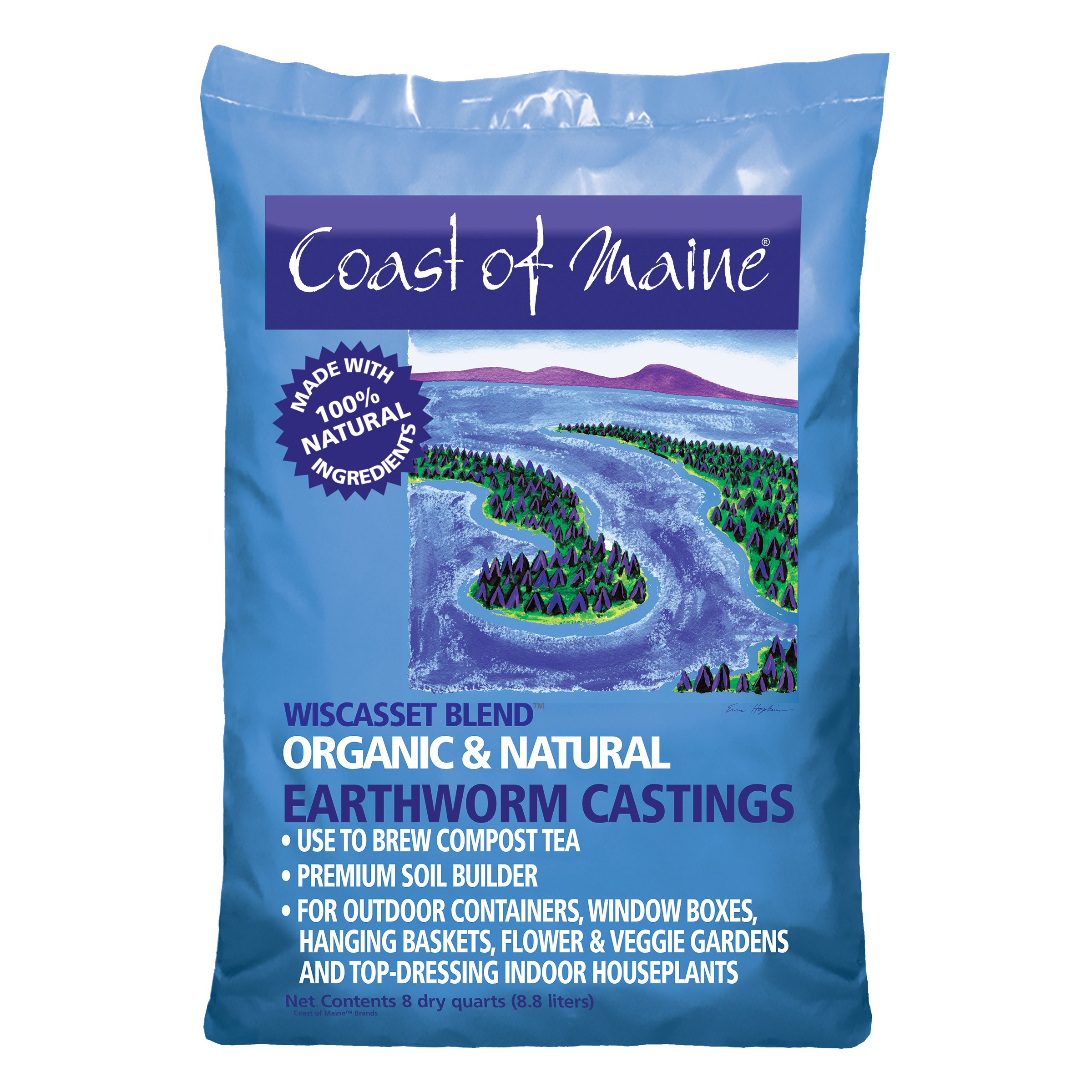 CME 8qt Wiscasset Earthworm Castings — Single Unit