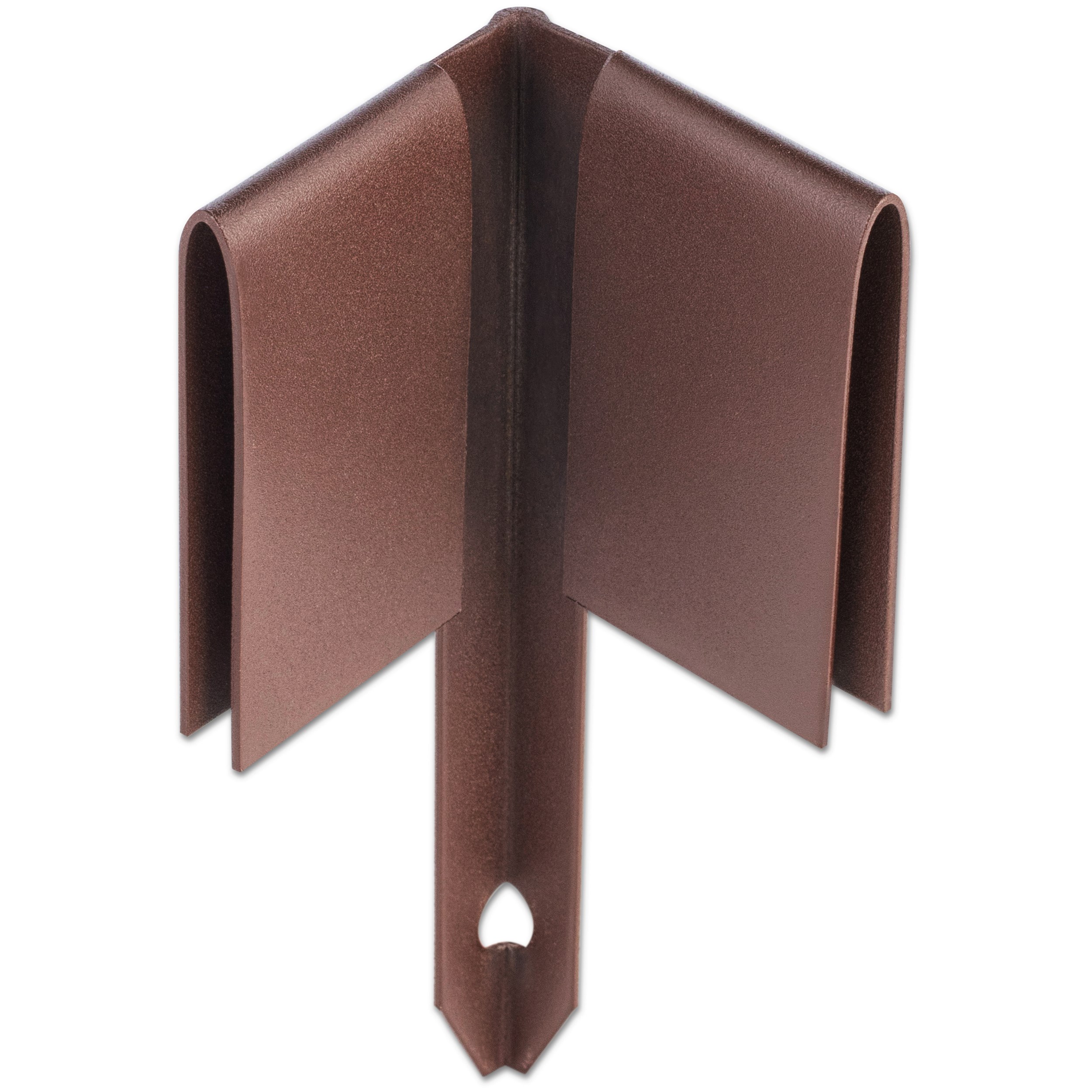 Colmet Corner Stake Brown Texture — priced per each; minimum 10; multiples of 10