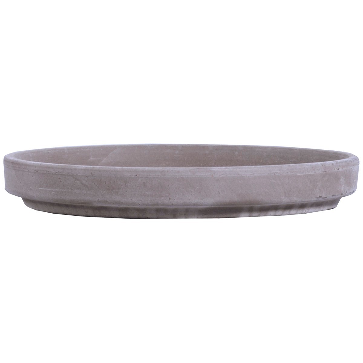 Ceramo 12.5" Standard Saucer Dark Basalt Clay