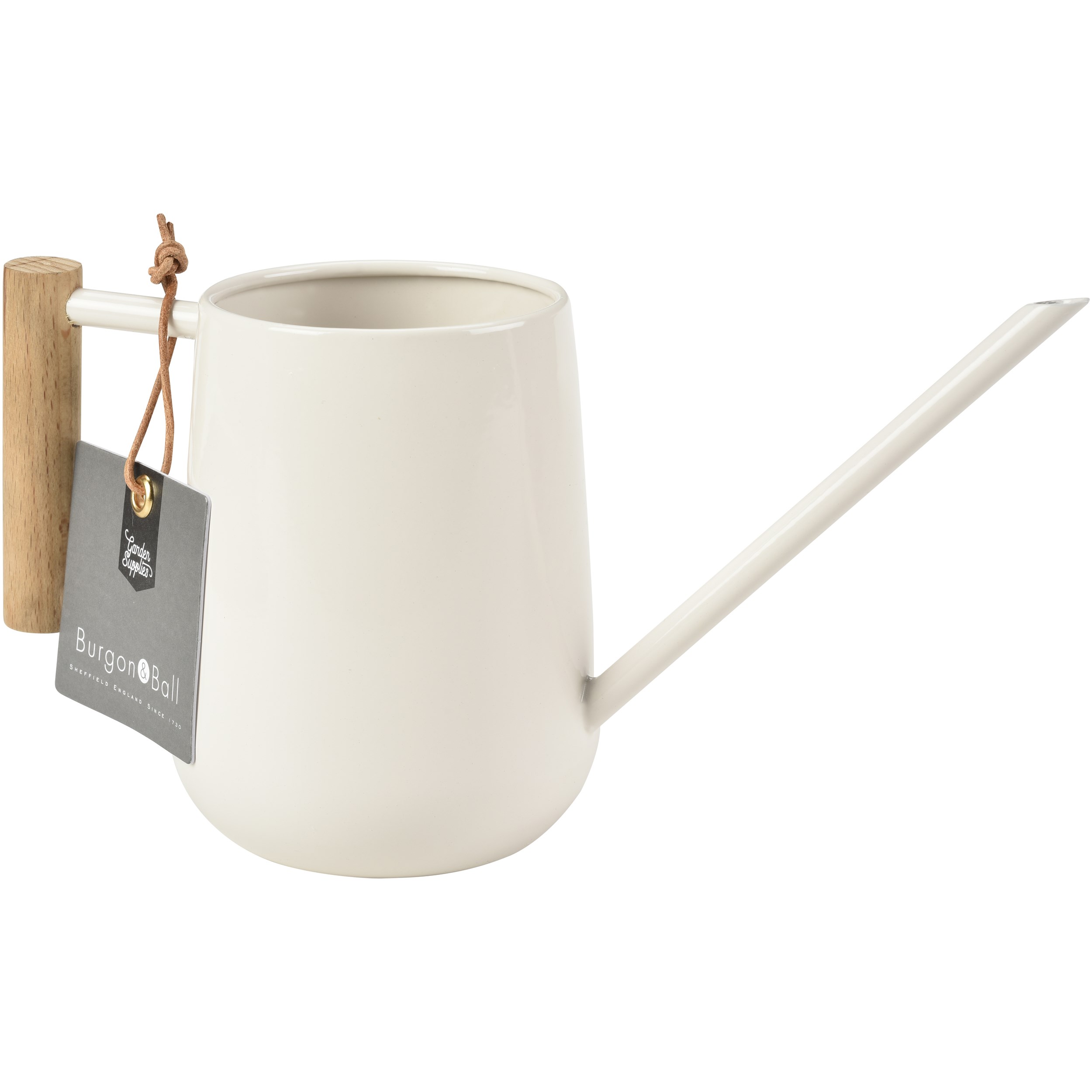 Burgon & Ball FSC Wood Indoor Watering Can Stone