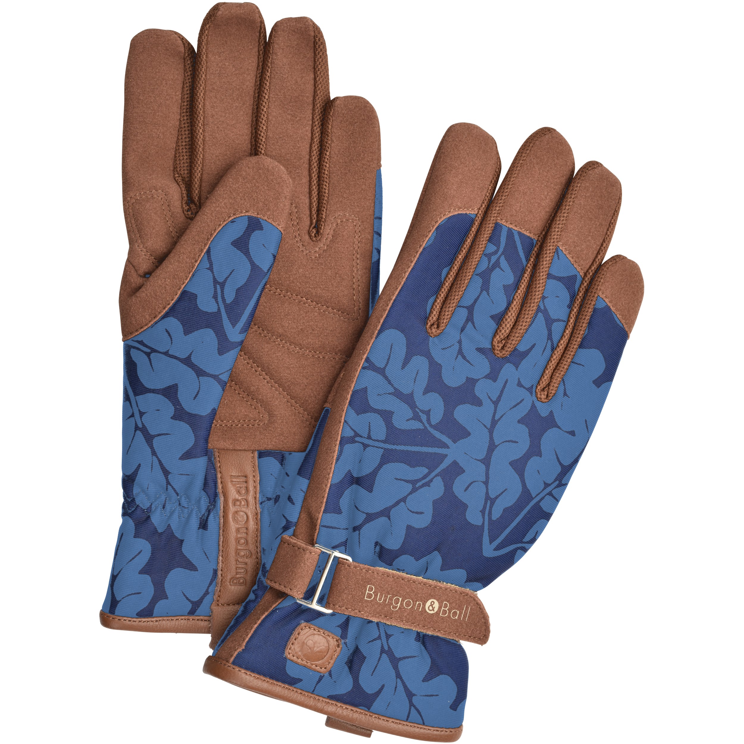 Burgon & Ball Love the Glove Oak Leaf Navy Small/Medium