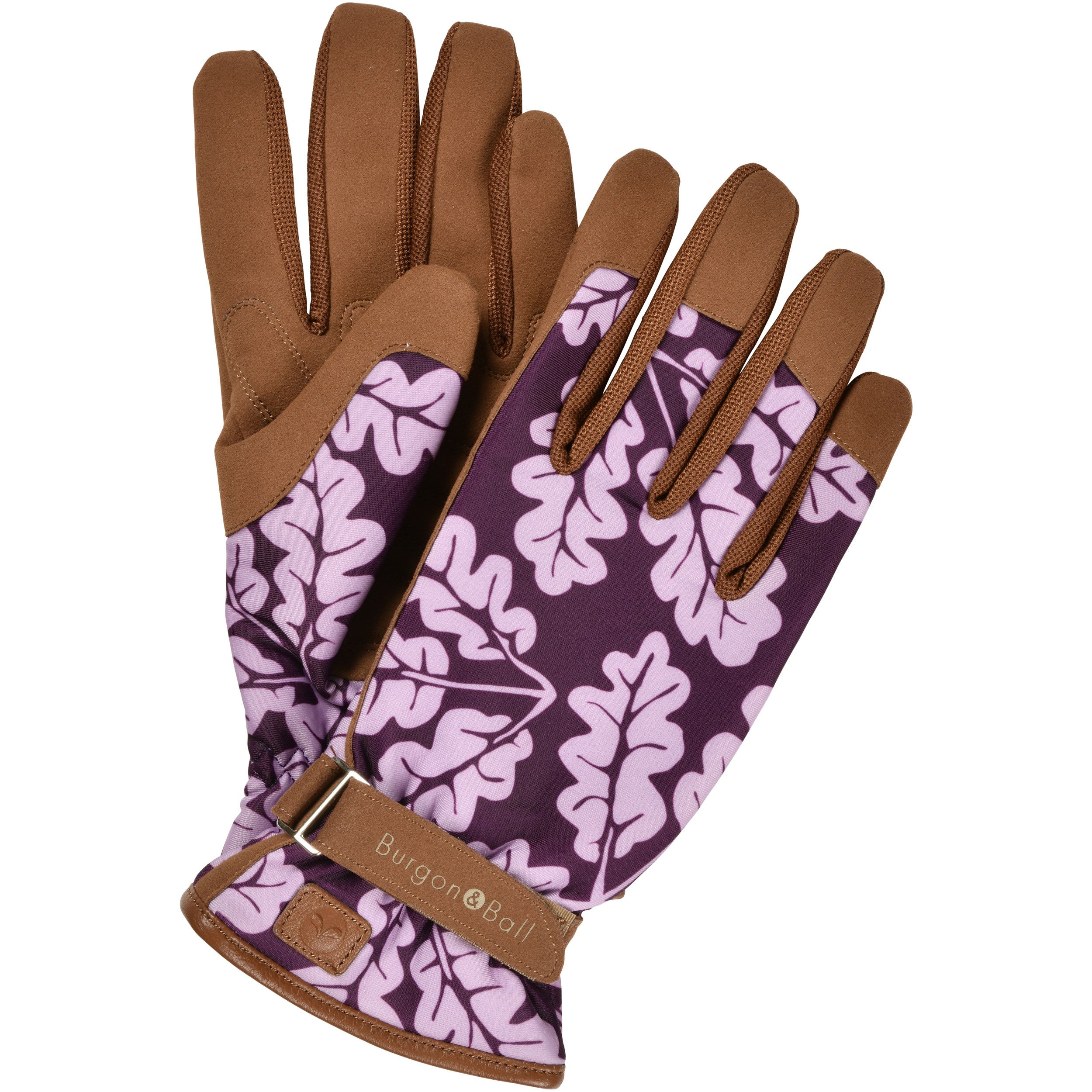 Burgon & Ball Love the Glove Oak Leaf Plum Medium/Large