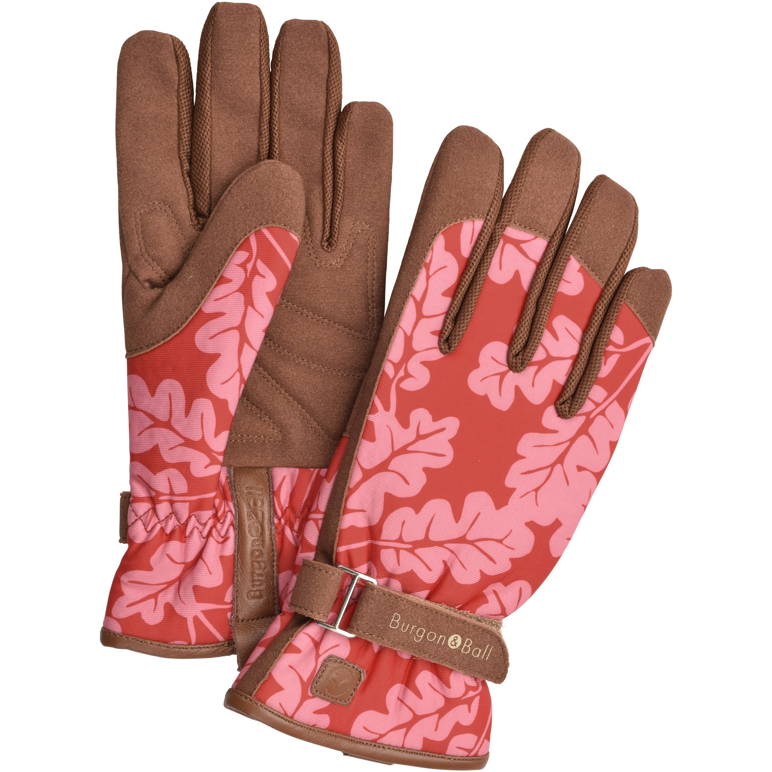 Burgon & Ball Love the Glove Oak Leaf Poppy Medium/Large