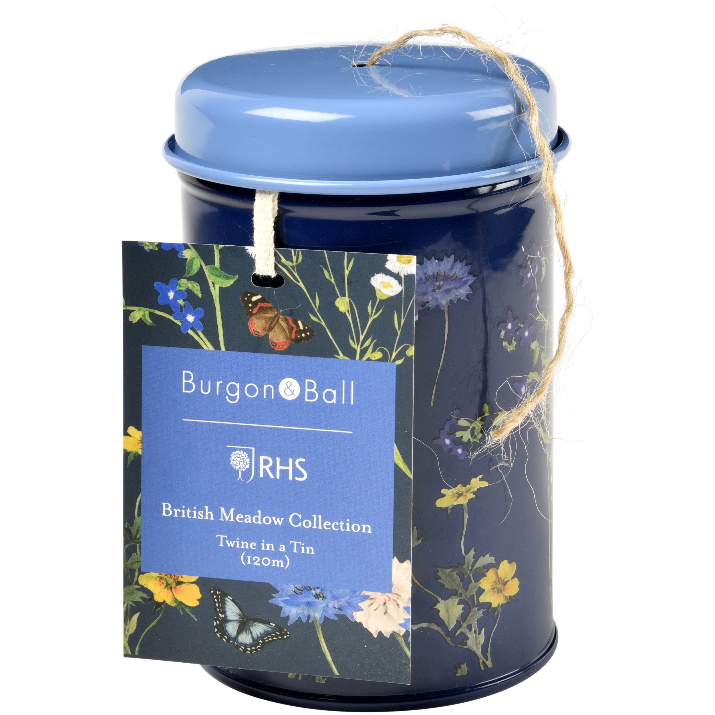 Burgon & Ball RHS British Meadow Twine in a Tin