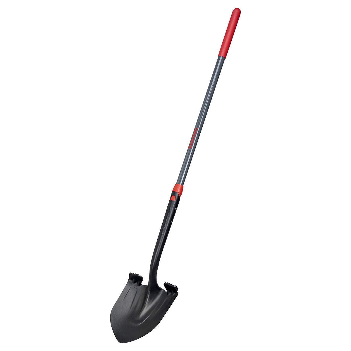 Corona 14 Gauge Round Square Point Fiberglass Handle Shovel