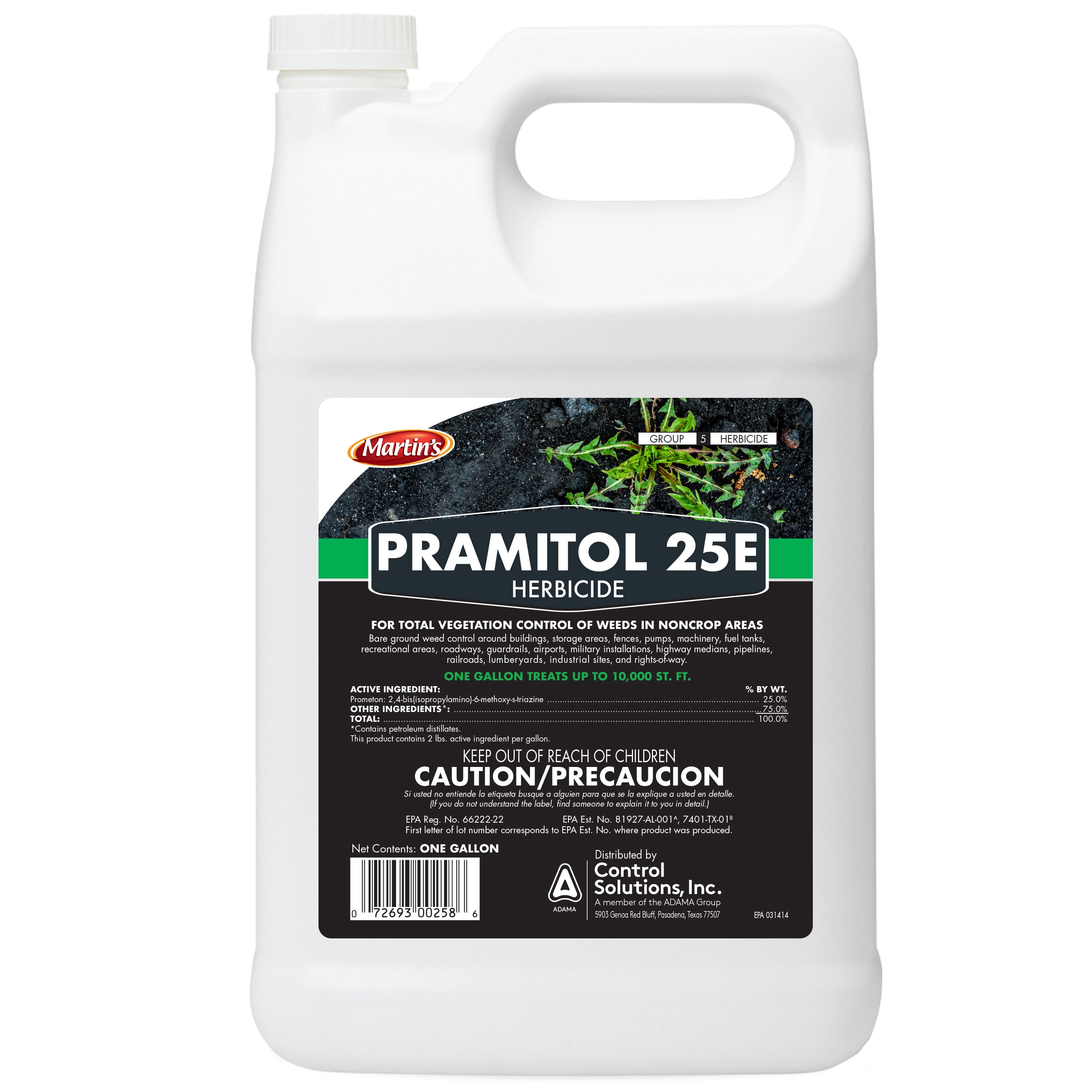 Martin's 1gal Pramitol 25E Herbicide Concentrate — priced per each; minimum 4; multiples of 4
