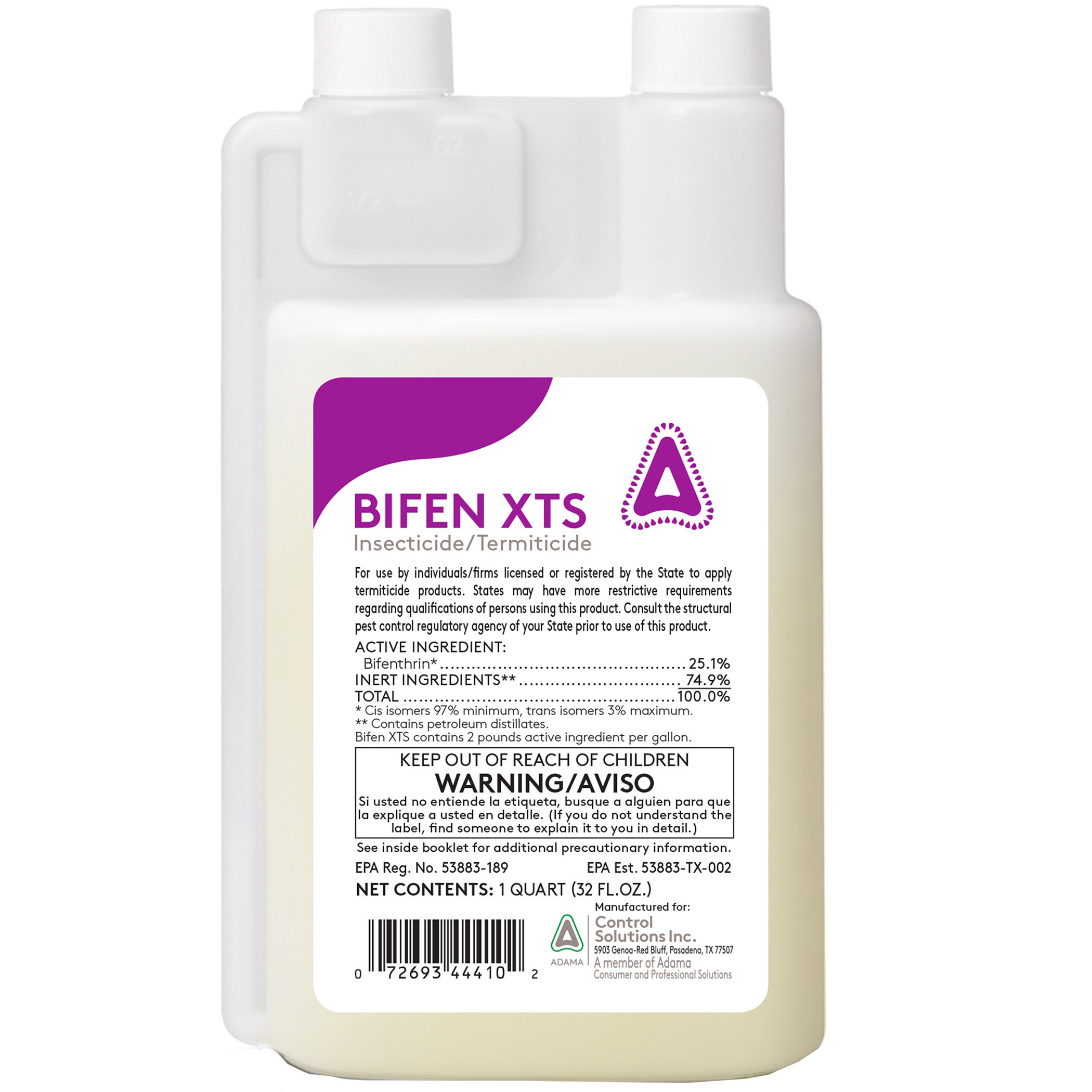 CSI 32oz Bifen Xts 25.1% Bifenthrin Insecticide — priced per each; minimum 6; multiples of 6