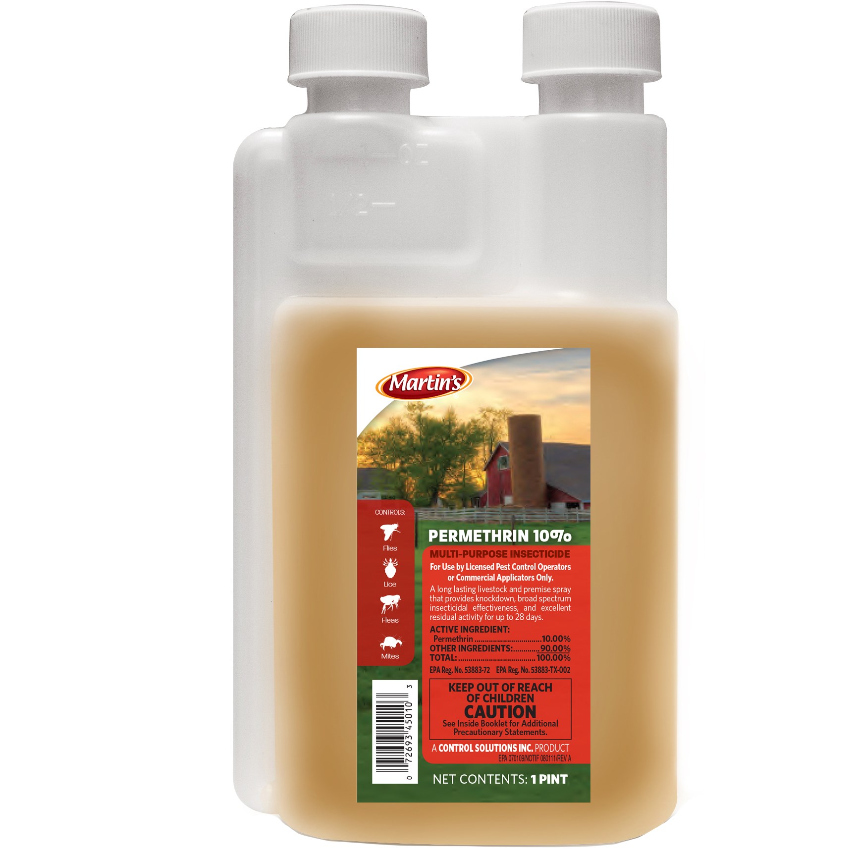 Martin's 16oz Permethrin 10% Concentrate — priced per each; minimum 12; multiples of 12