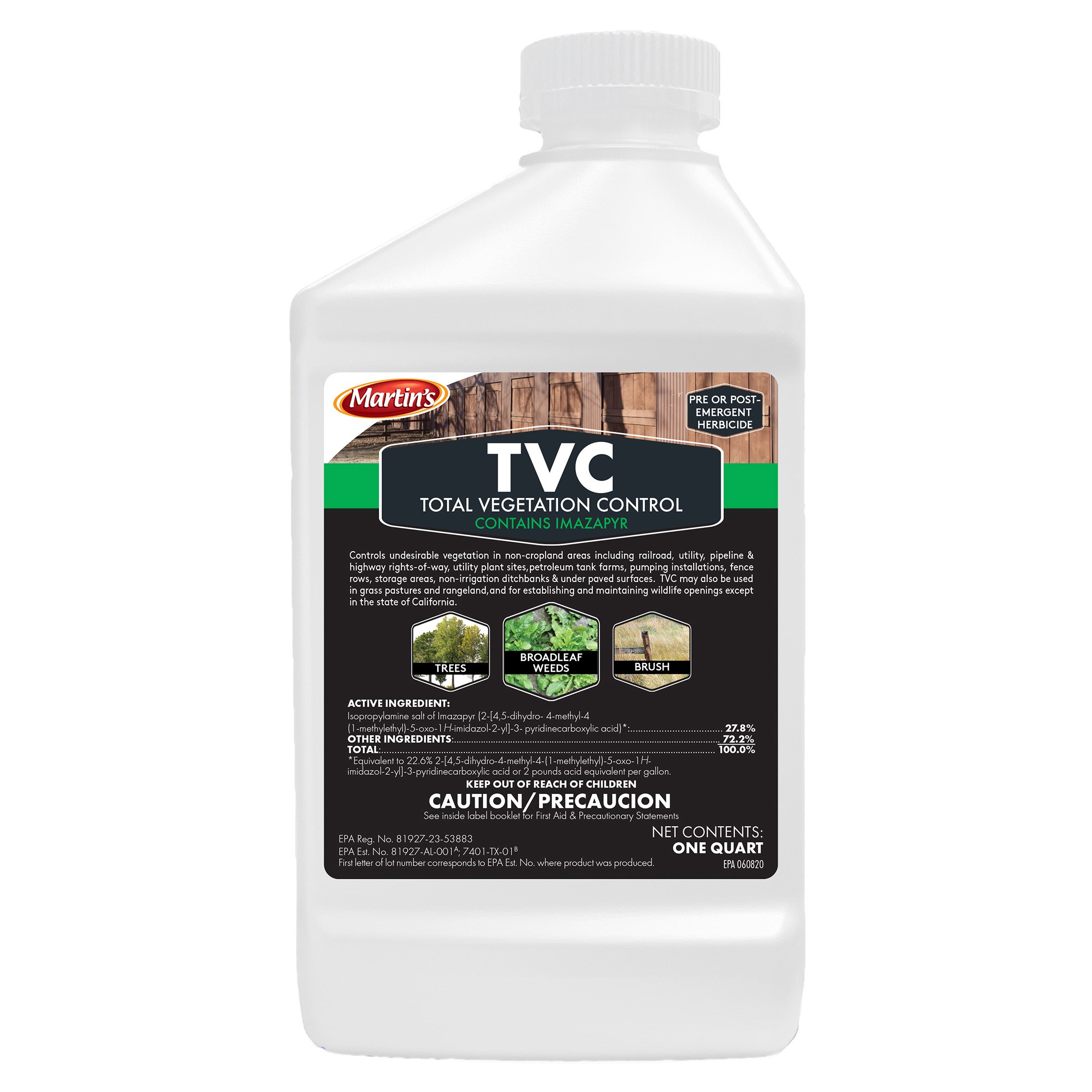 Martin's 32oz TVC-Total Vegetation Control — priced per each; minimum 6; multiples of 6
