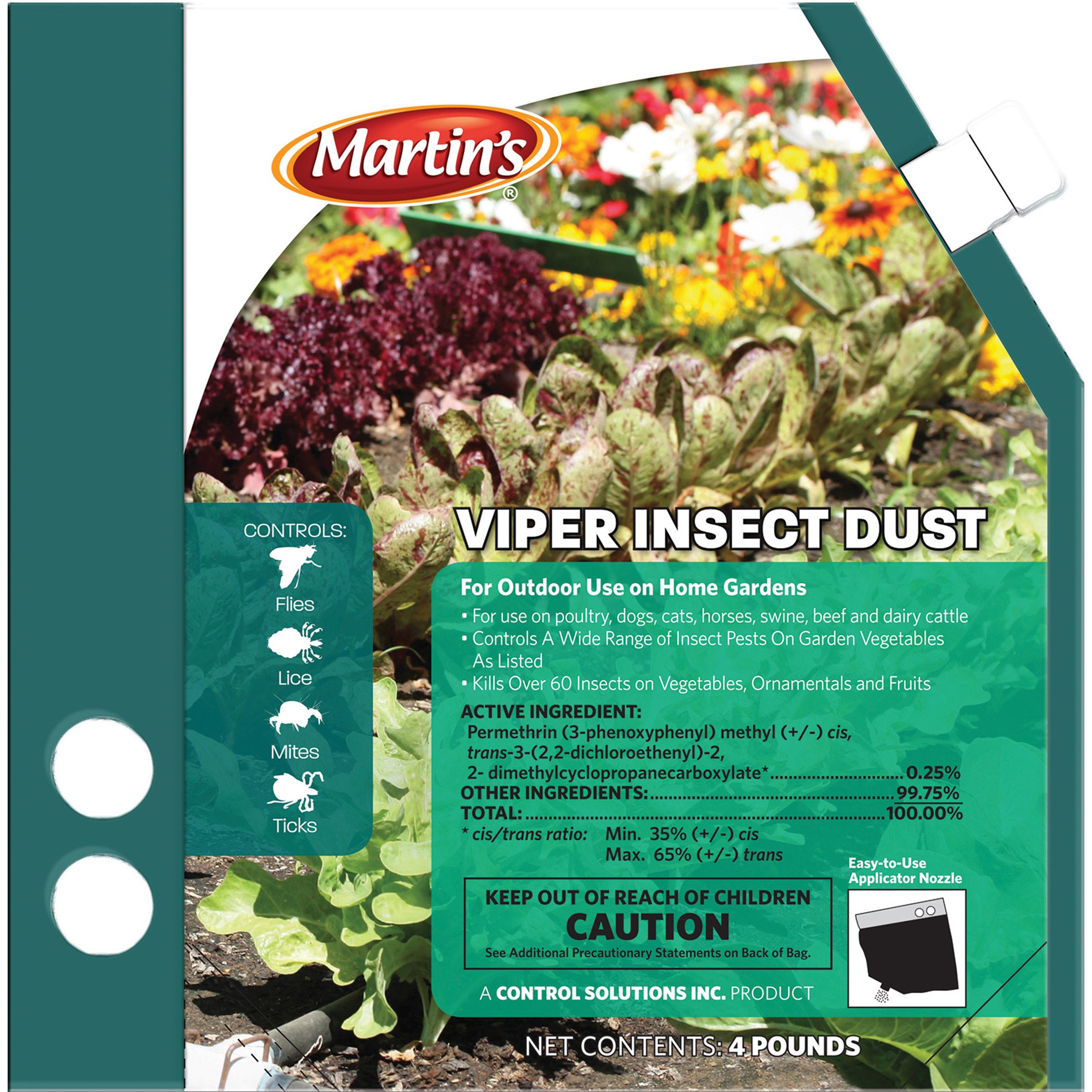Martin's 4lb Viper Home & Garden Dust — priced per each; minimum 12; multiples of 12
