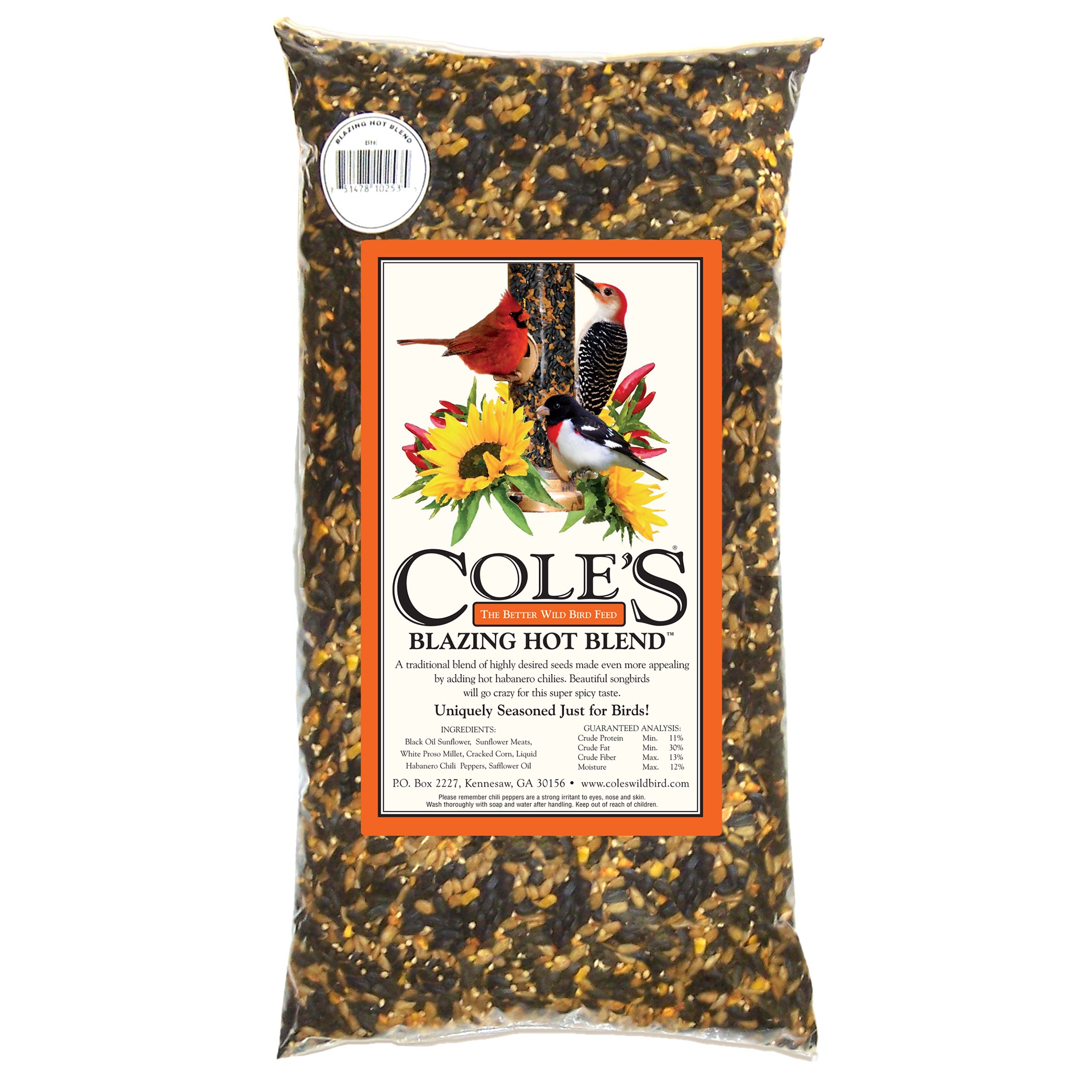 Coles 10# Blazing Hot Blend MADE IN THE USA — priced per each; minimum 4; multiples of 4