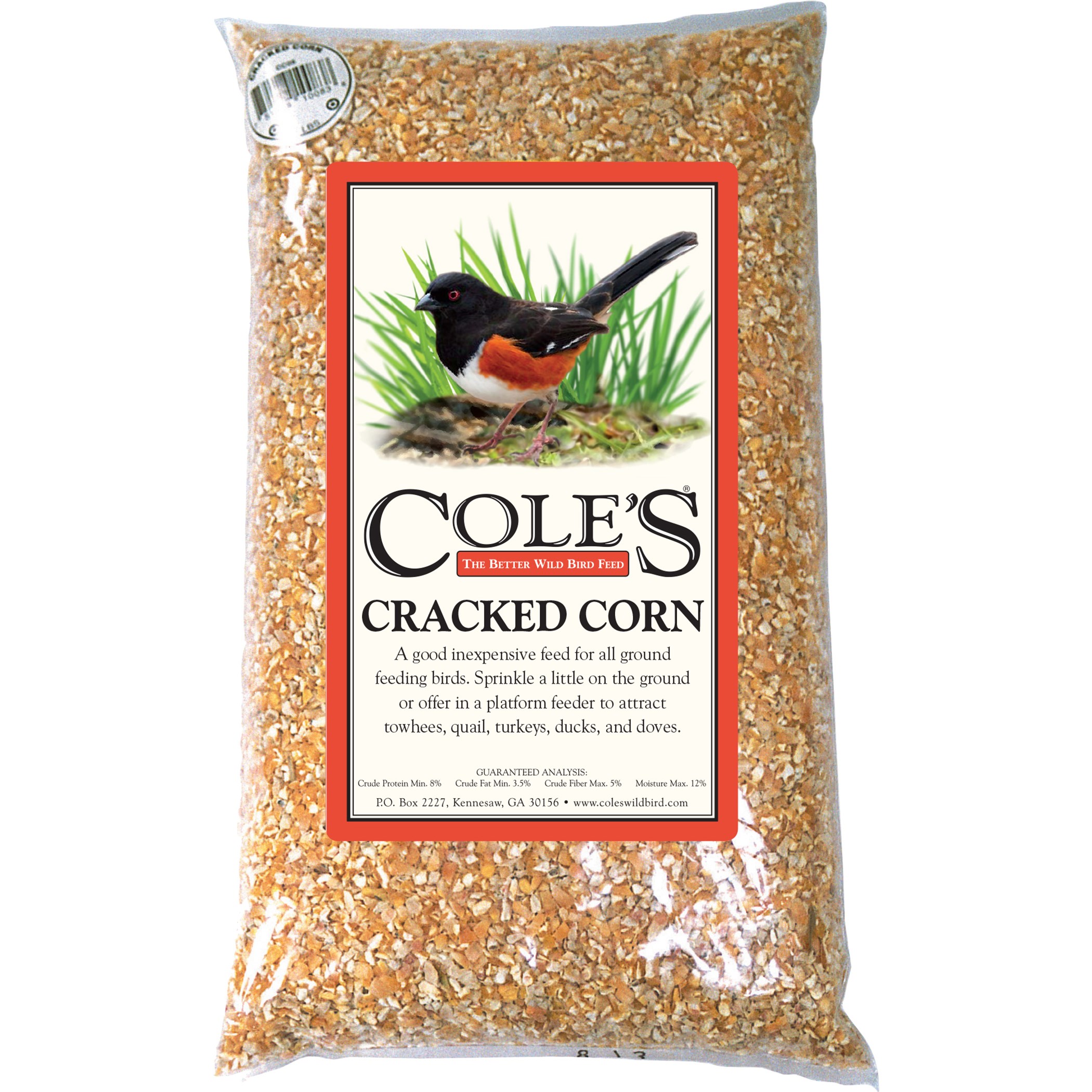 Coles 5# Cracked Corn MADE IN THE USA — priced per each; minimum 6; multiples of 6