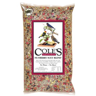 Coles 10# Nutberry Suet Blend MADE IN THE USA — priced per each; minimum 4; multiples of 4