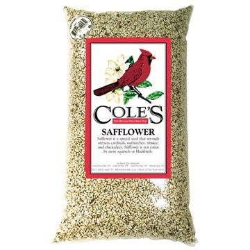 Coles 20# Safflower Seed — priced per each; minimum 2; multiples of 2