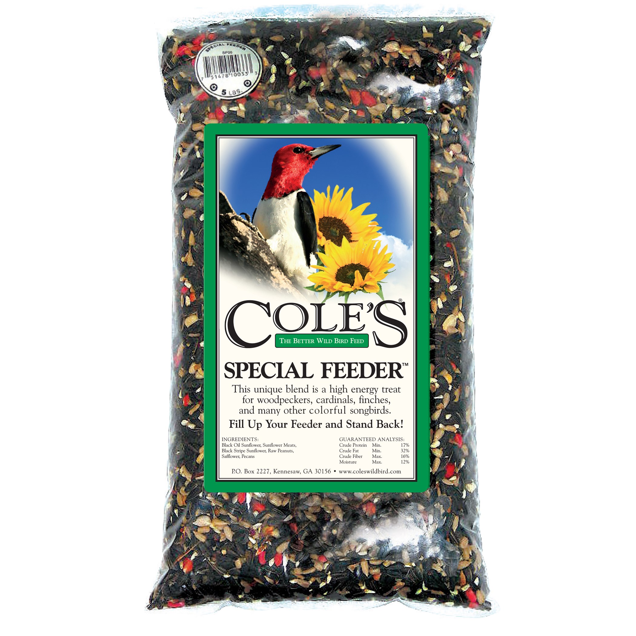Coles 20# Special Feeder Seed — priced per each; minimum 2; multiples of 2